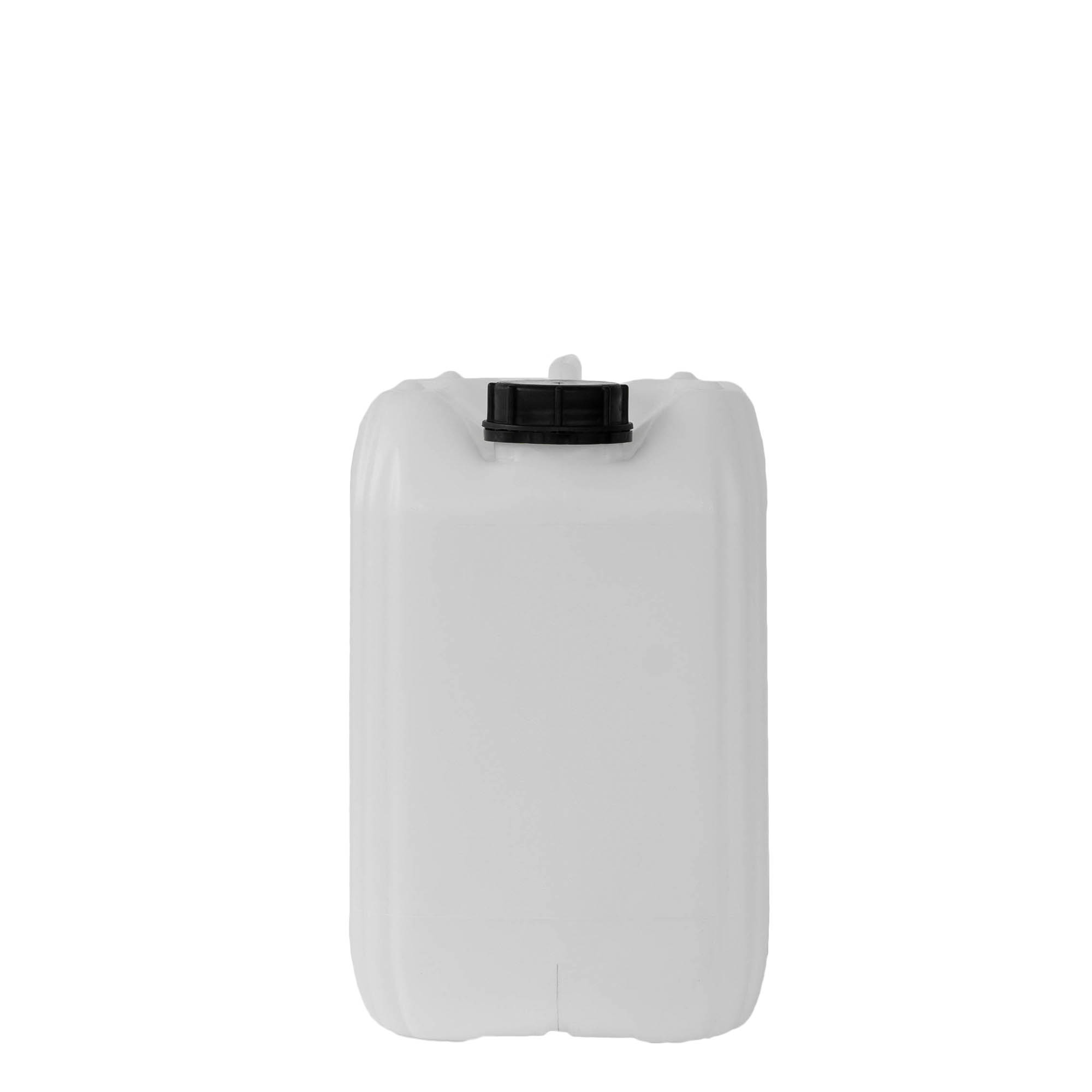 10 l κανίστα, ορθογώνια, πλαστικό HDPE, φυσικό, στόμιο: ND 55