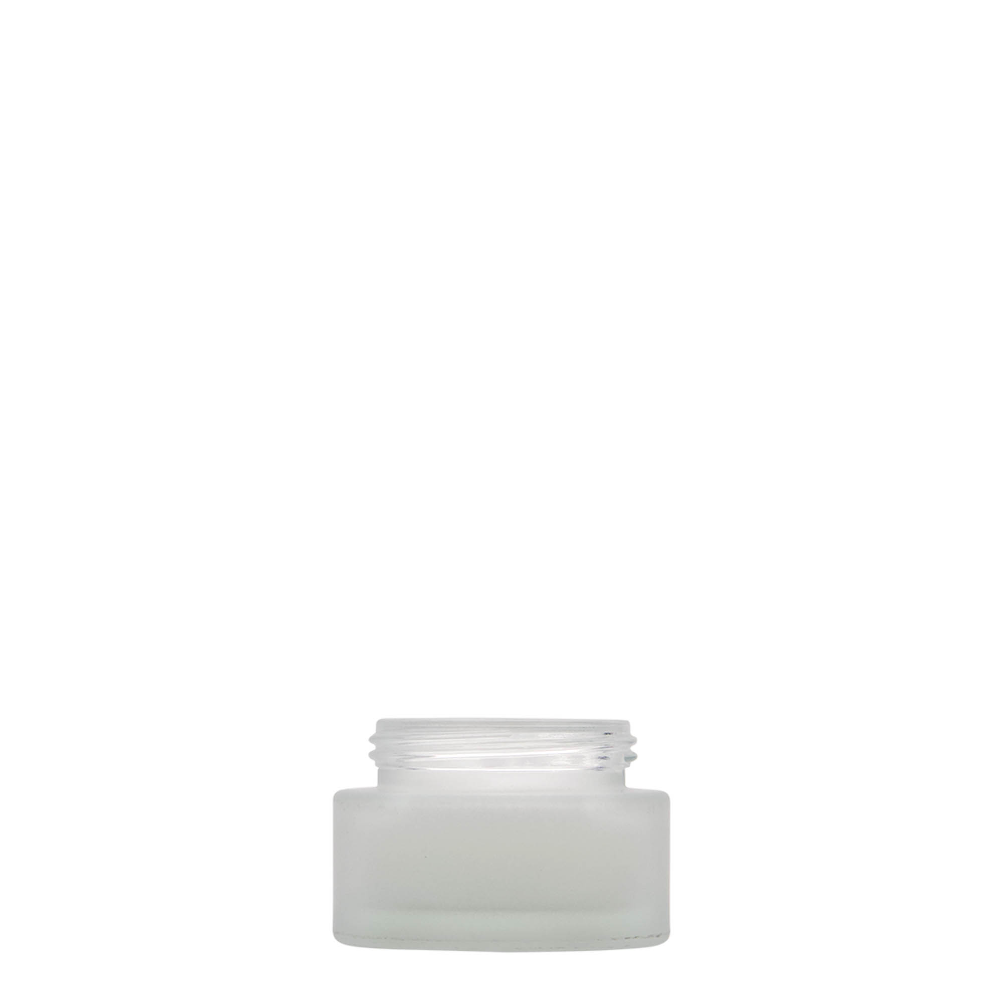 15 ml βαζάκι 'Platin Edition', γυαλί, παγωμένο, στόμιο: βιδωτό καπάκι