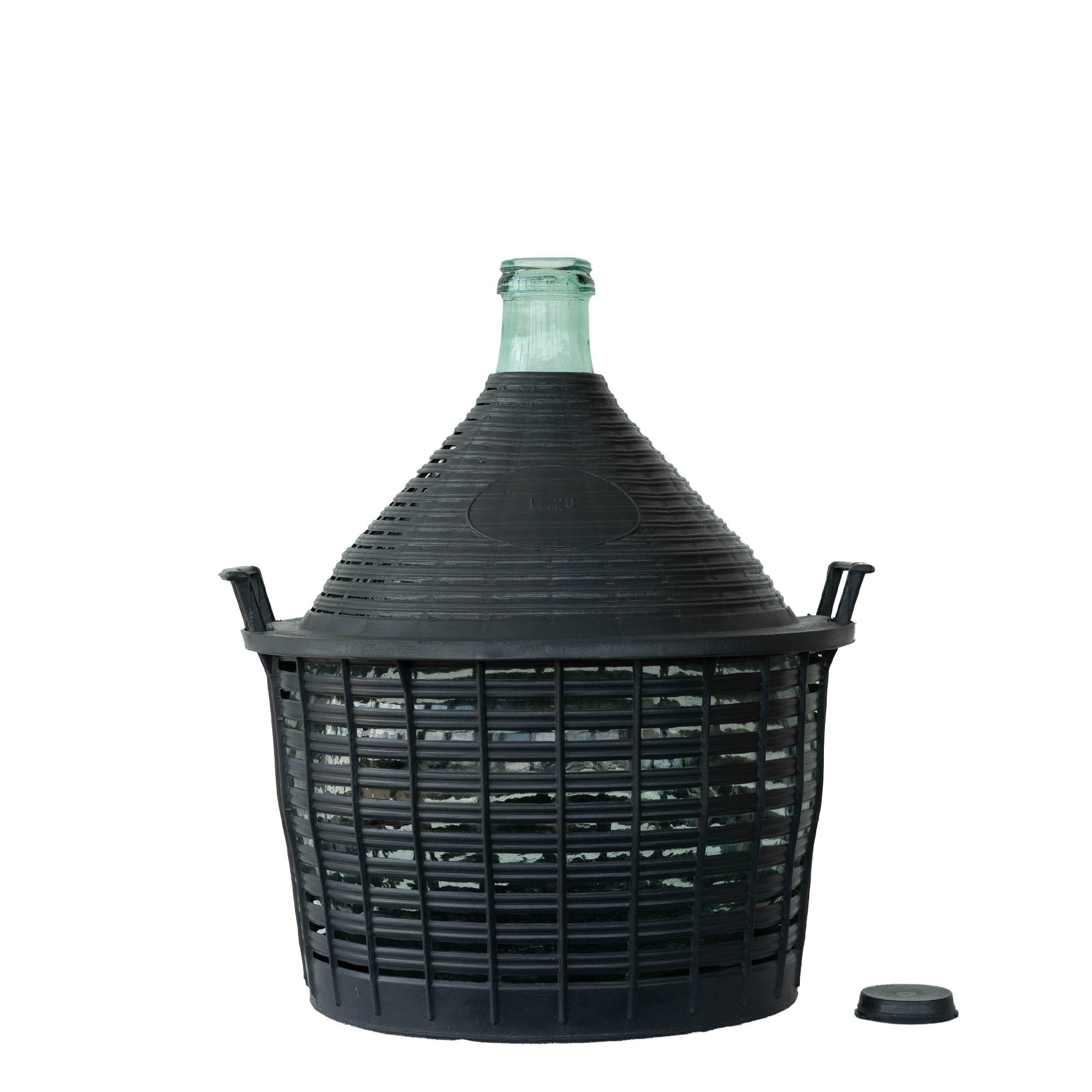 20 l φιάλη μπαλονιού με στενό λαιμό, γυαλί, στόμιο: καπάκι τύπου stülpdeckel