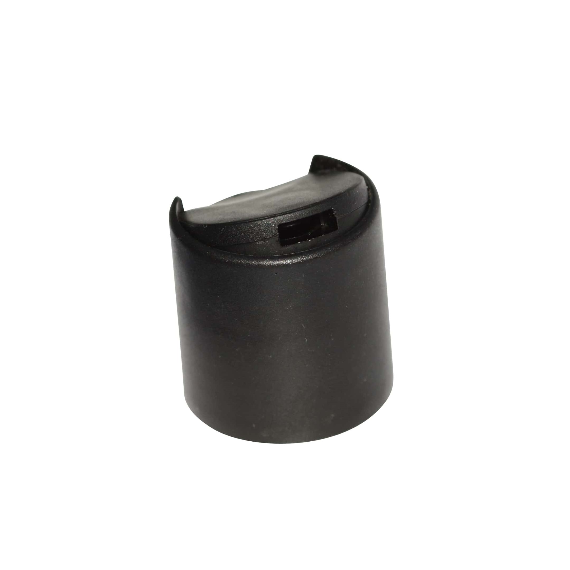 Κάλυμμα με βίδα Disc Top, πλαστικό PP, μαύρο, για στόμιο: 24/410