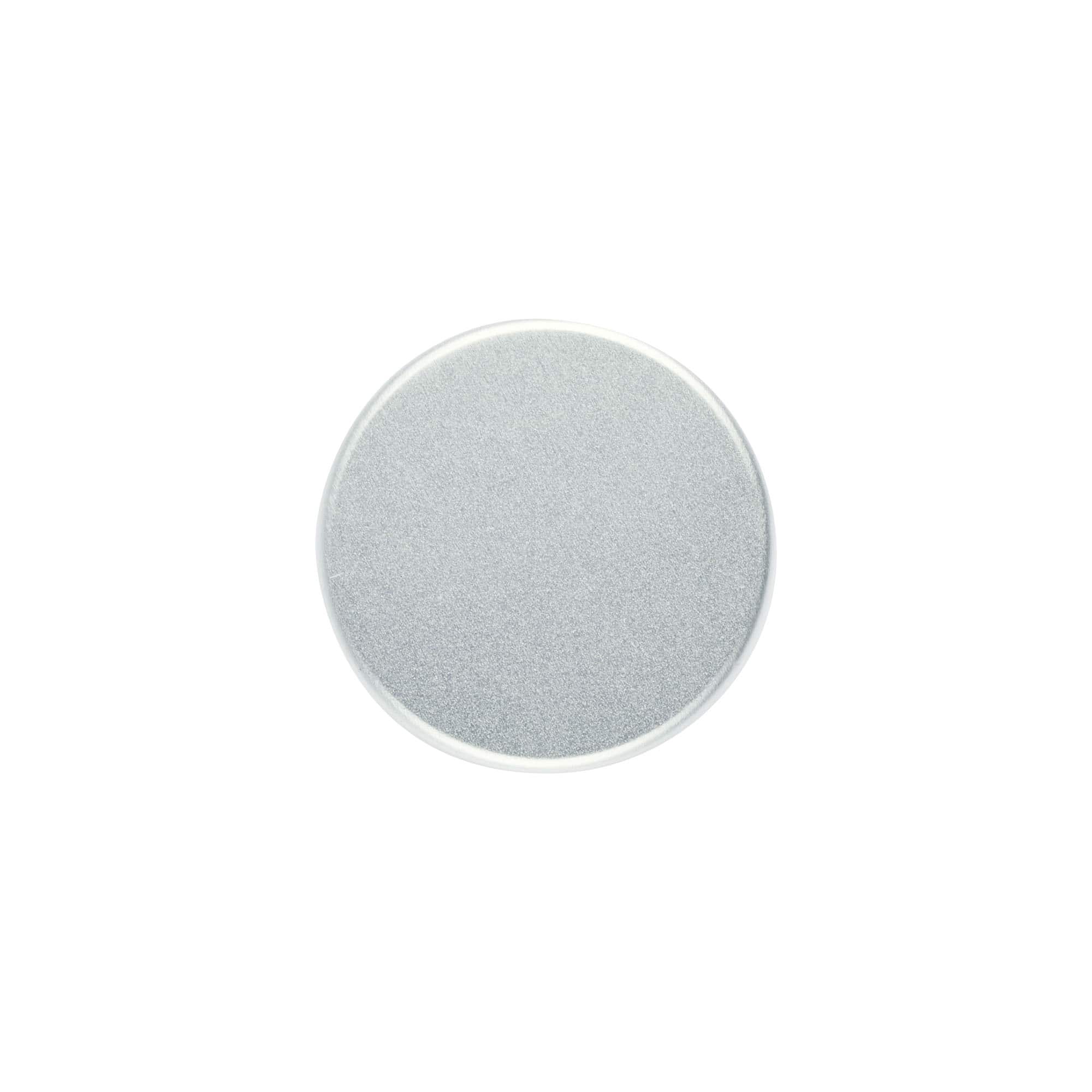 Βιδωτό καπάκι, μέταλλο, ασημί, για στόμιο: GPI 33/400 Βιδωτό καπάκι, μέταλλο, ασημί, για στόμιο: GPI 33/400