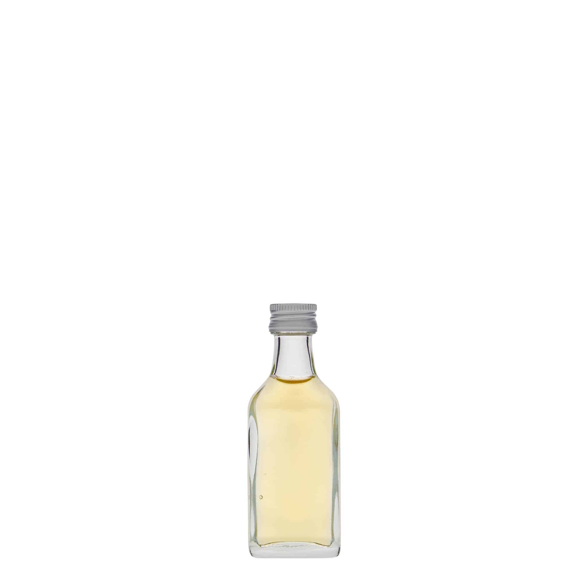 20 ml φορητό μπουκάλι, ορθογώνιο, γυαλί, στόμιο: PP 18