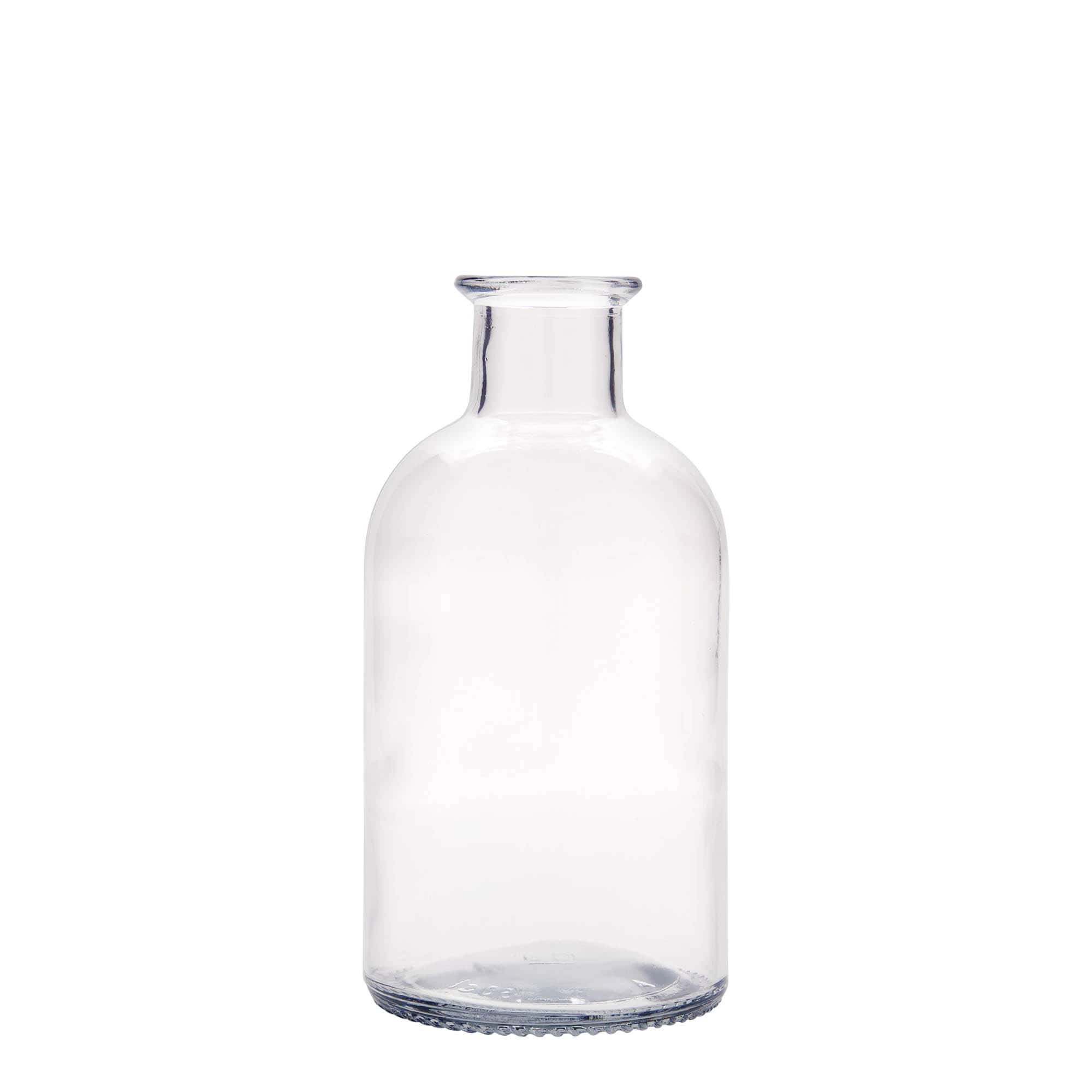Γυάλινο μπουκάλι φαρμακείου 'Italia' 500 ml, στόμιο: φελλός Γυάλινο μπουκάλι φαρμακείου 'Italia' 500 ml, στόμιο: φελλός
