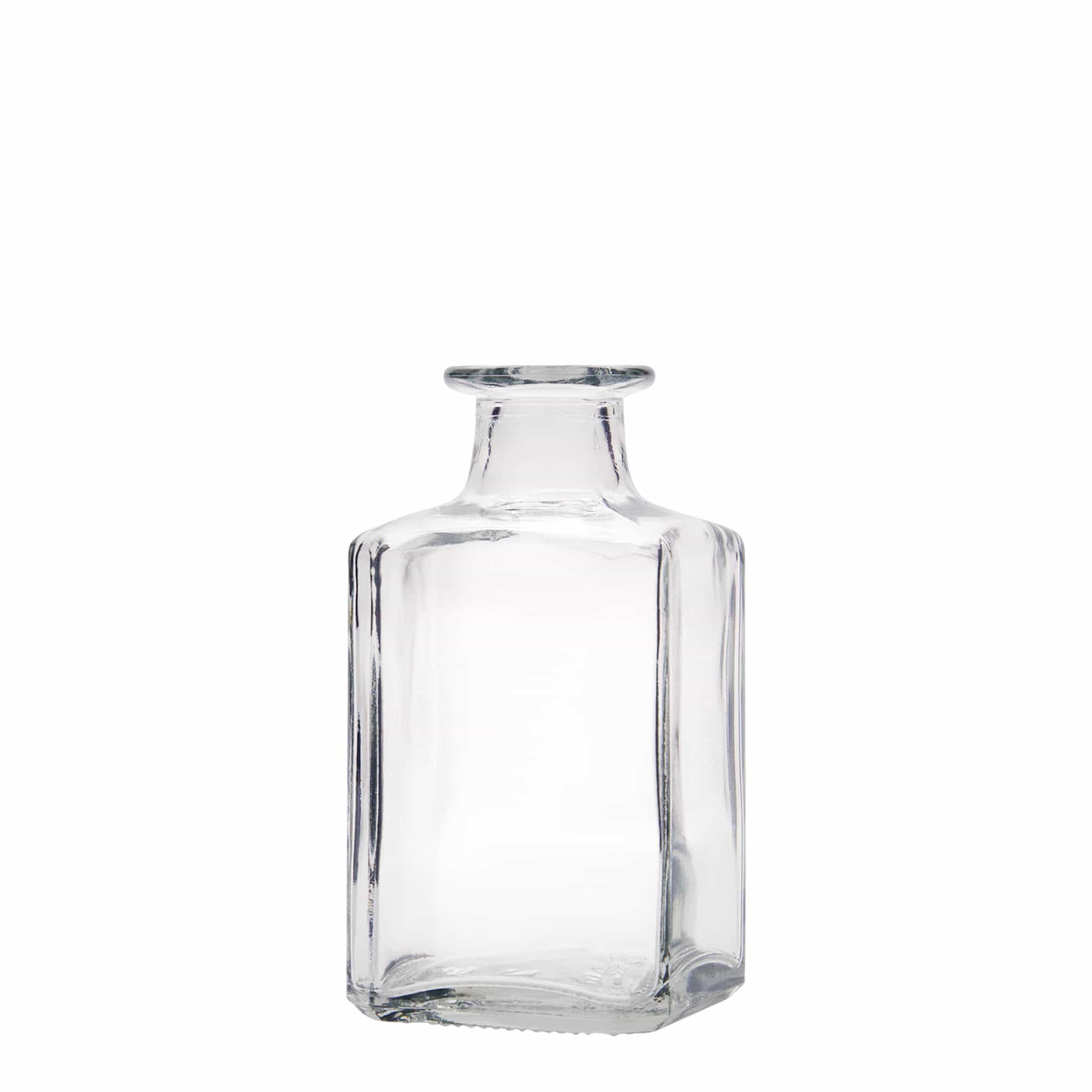 250 ml γυάλινο μπουκάλι 'Torben', τετράγωνο, στόμιο: φελλός