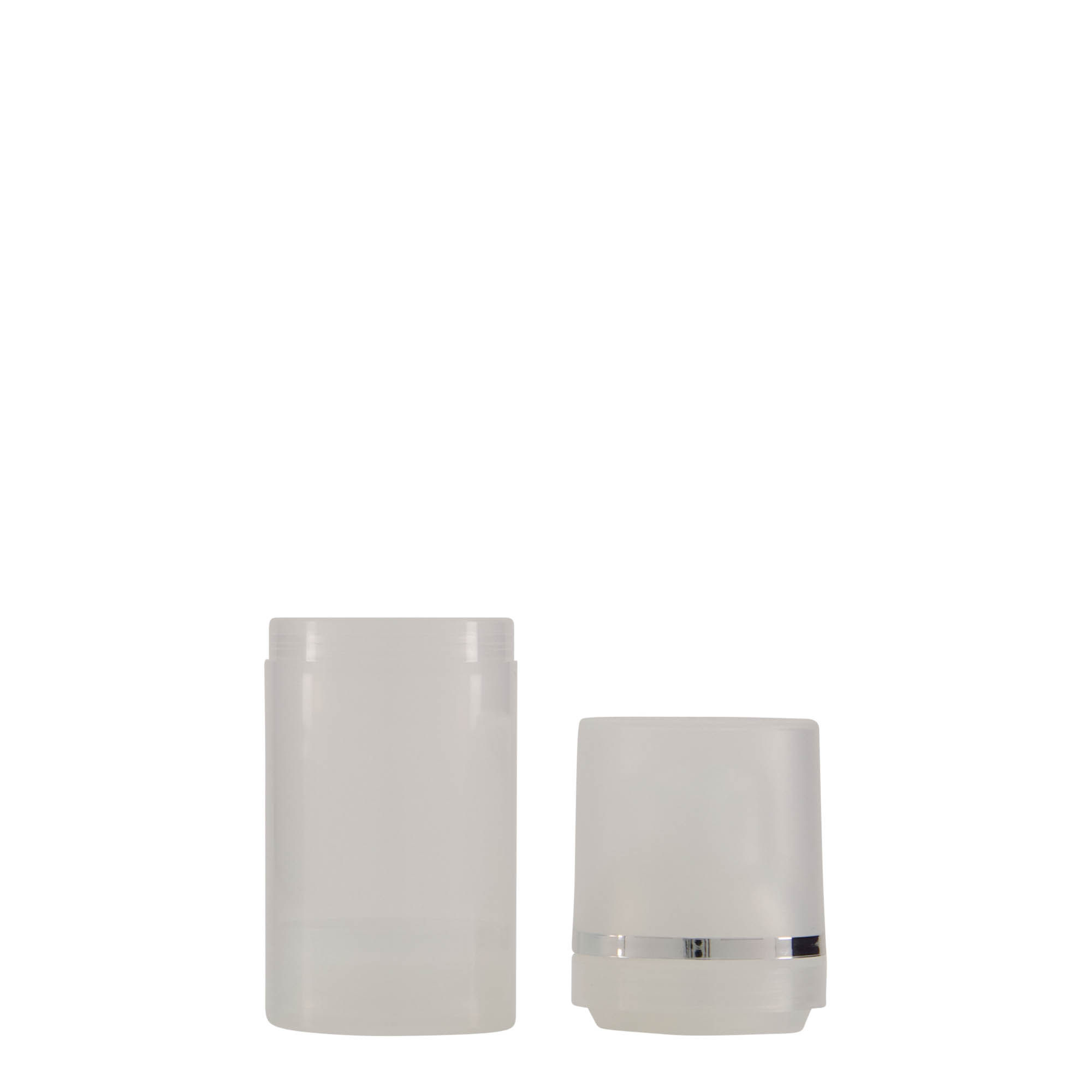 30 ml Airless Διανομέας 'Mezzo', πλαστικό PP, φυσικό 30 ml Airless Διανομέας 'Mezzo', πλαστικό PP, φυσικό