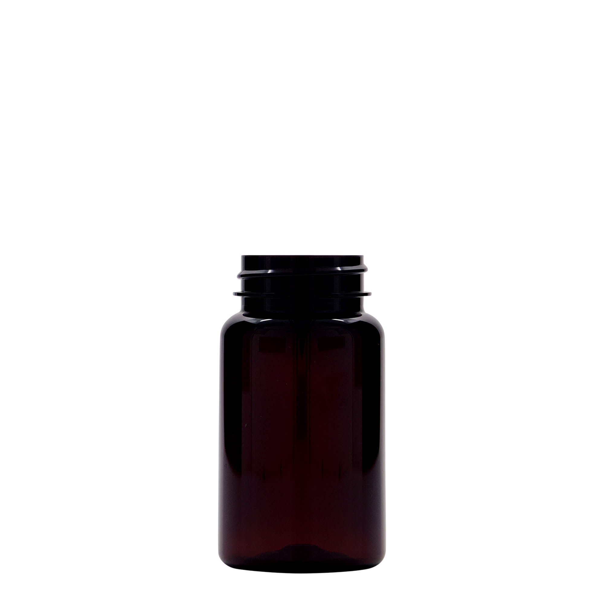 100 ml PET-φιάλη, πλαστικό, καφέ, στόμιο: 38/400