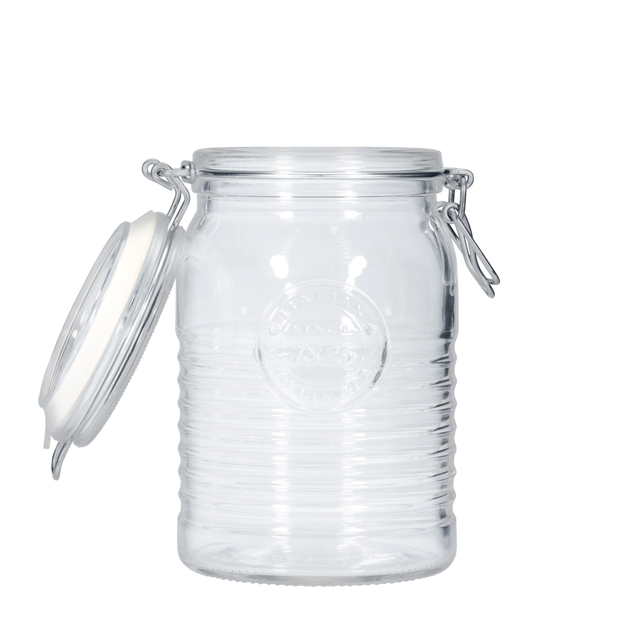 1.000 ml γυάλινο βάζο με σύρμα κλεισίματος 'Officina 1825', στόμιο: κλείσιμο με σύρμα 1.000 ml γυάλινο βάζο με σύρμα κλεισίματος 'Officina 1825', στόμιο: κλείσιμο με σύρμα
