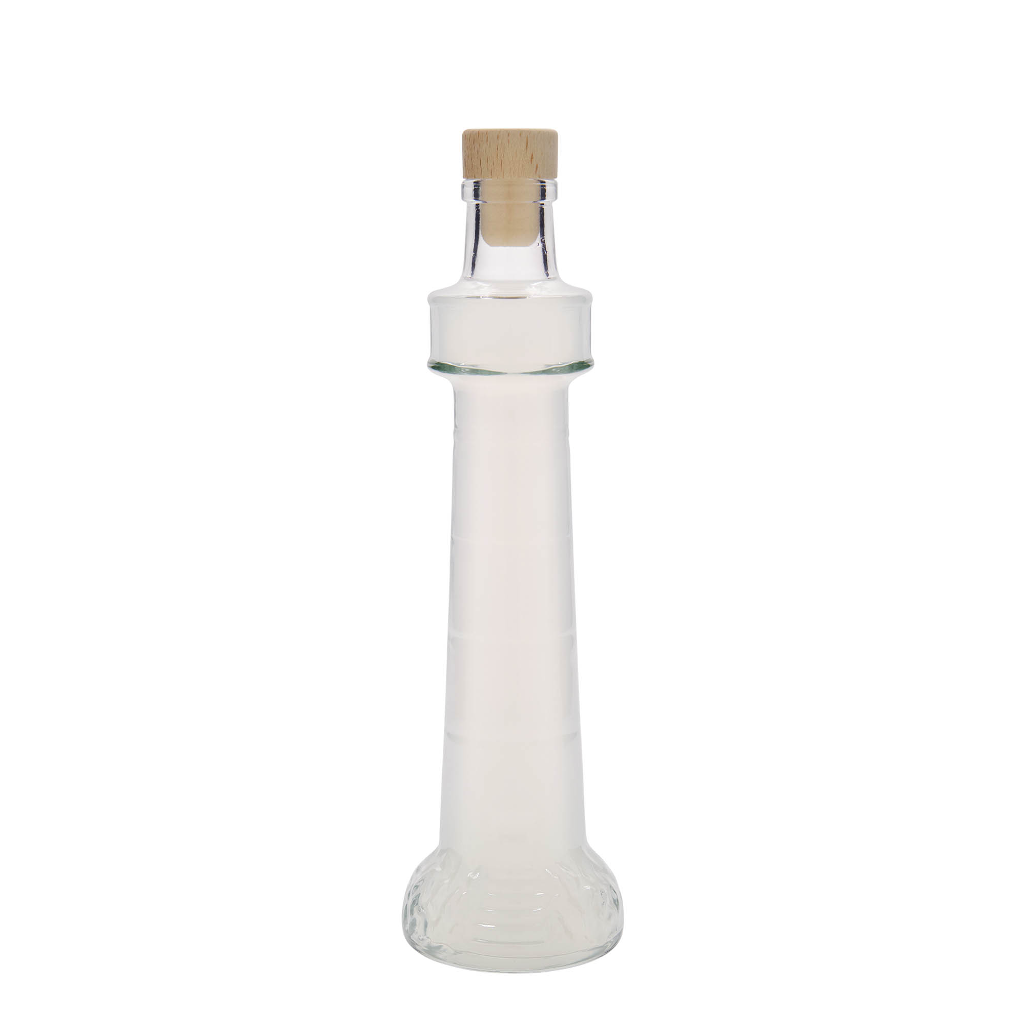 200 ml γυάλινο μπουκάλι 'Φάρος', στόμιο: φελλός
