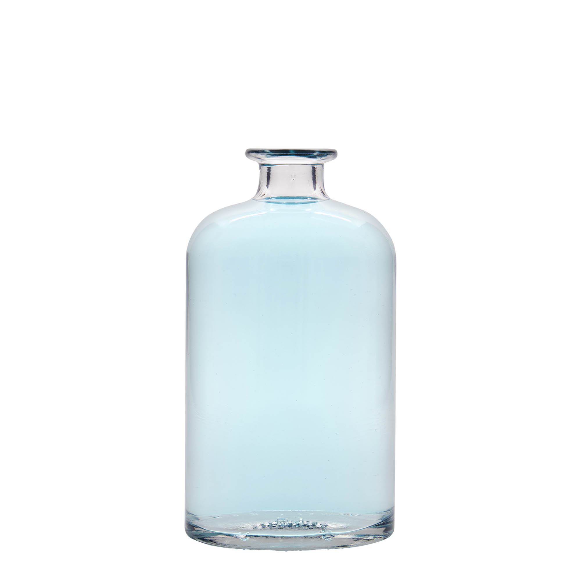 500 ml γυάλινο μπουκάλι 'Dundee', οβάλ, στόμιο: φελλός