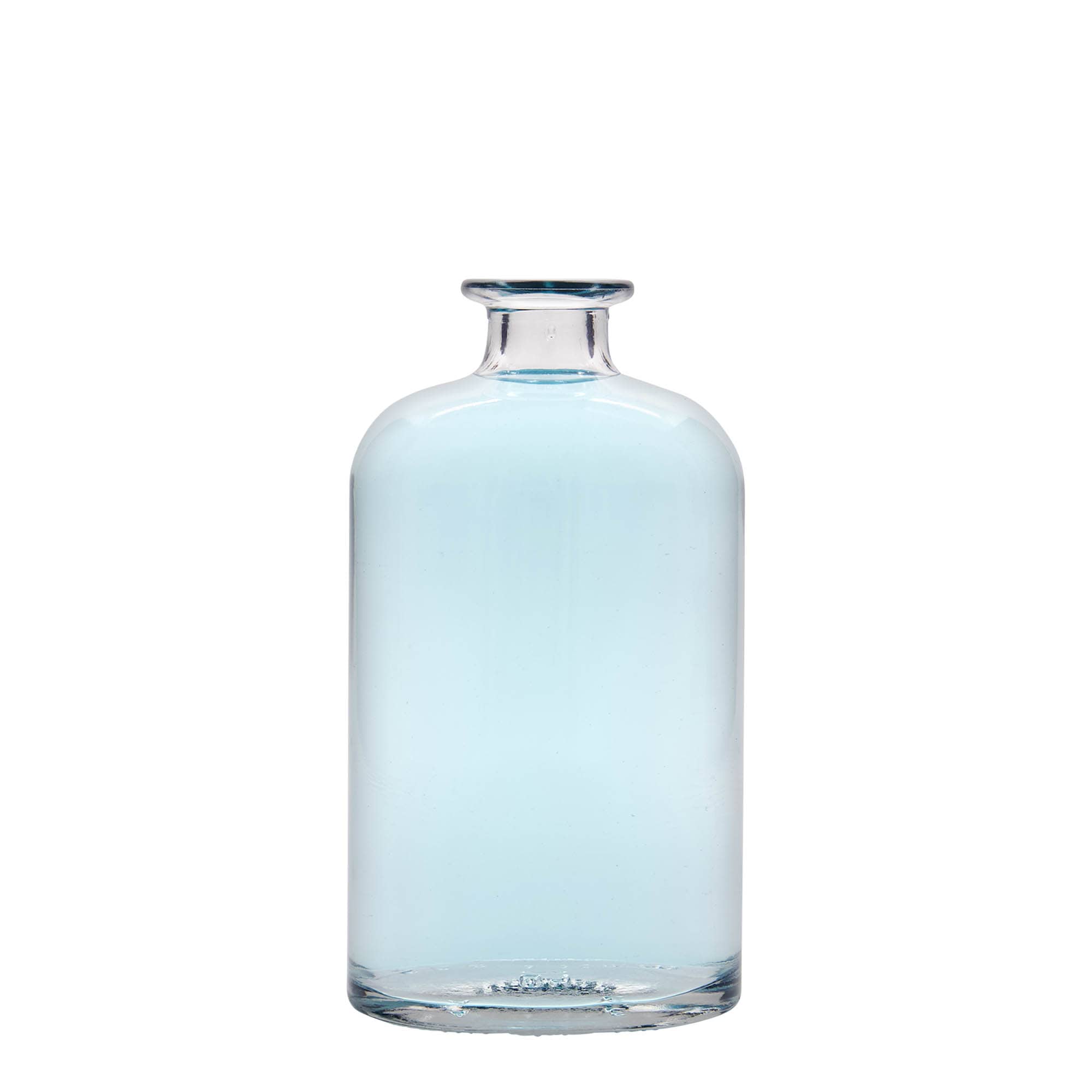 500 ml γυάλινο μπουκάλι 'Dundee', οβάλ, στόμιο: φελλός