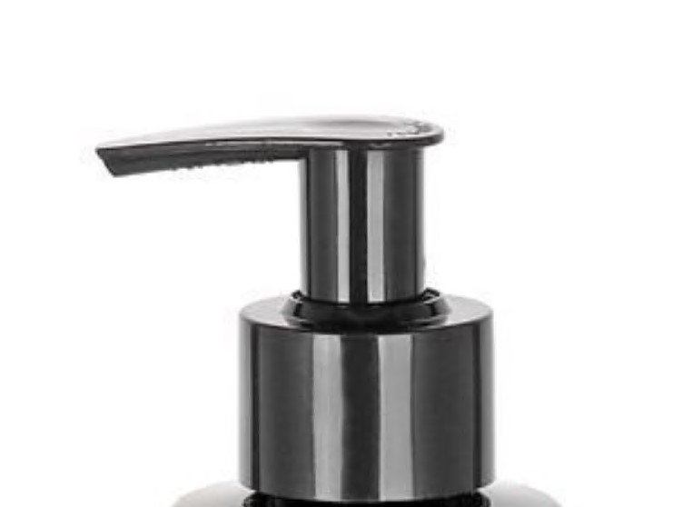 Βιδωτό καπάκι με αντλία διανομής, πλαστικό PP, μαύρο, για στόμιο: 24/410 Βιδωτό καπάκι με αντλία διανομής, πλαστικό PP, μαύρο, για στόμιο: 24/410