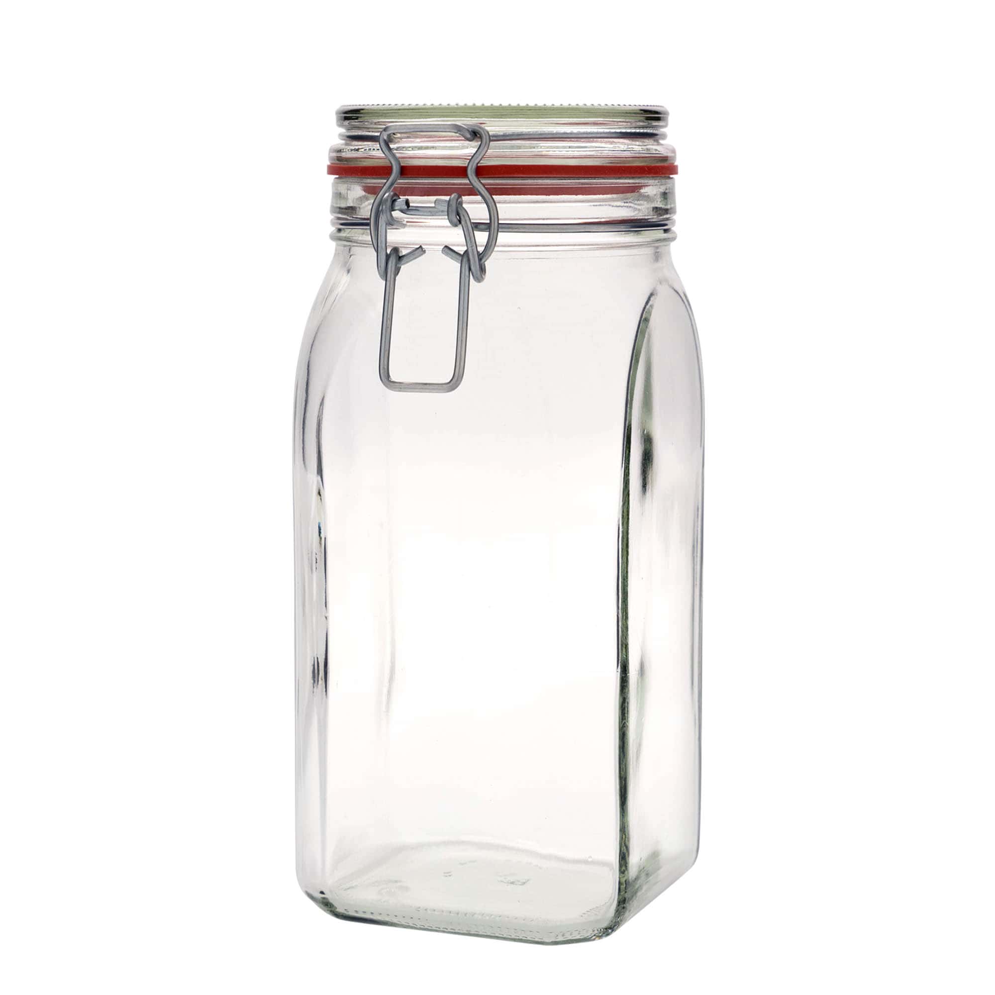 1.540 ml βάζο με σύρμα κλεισίματος #, τετράγωνο, στόμιο: κλείσιμο με σύρμα