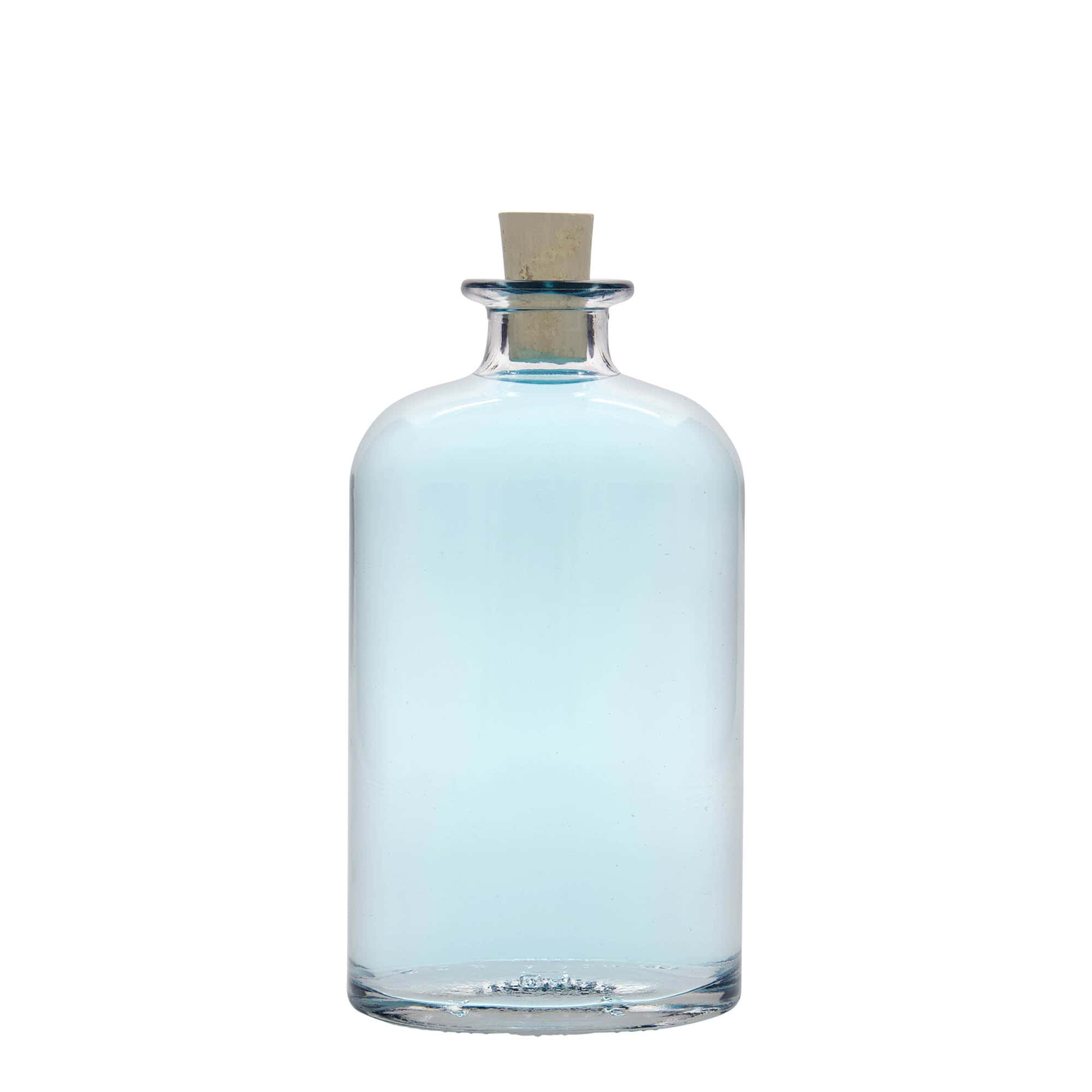 Γυάλινο μπουκάλι 'Dundee' 500 ml, οβάλ, στόμιο: φελλός