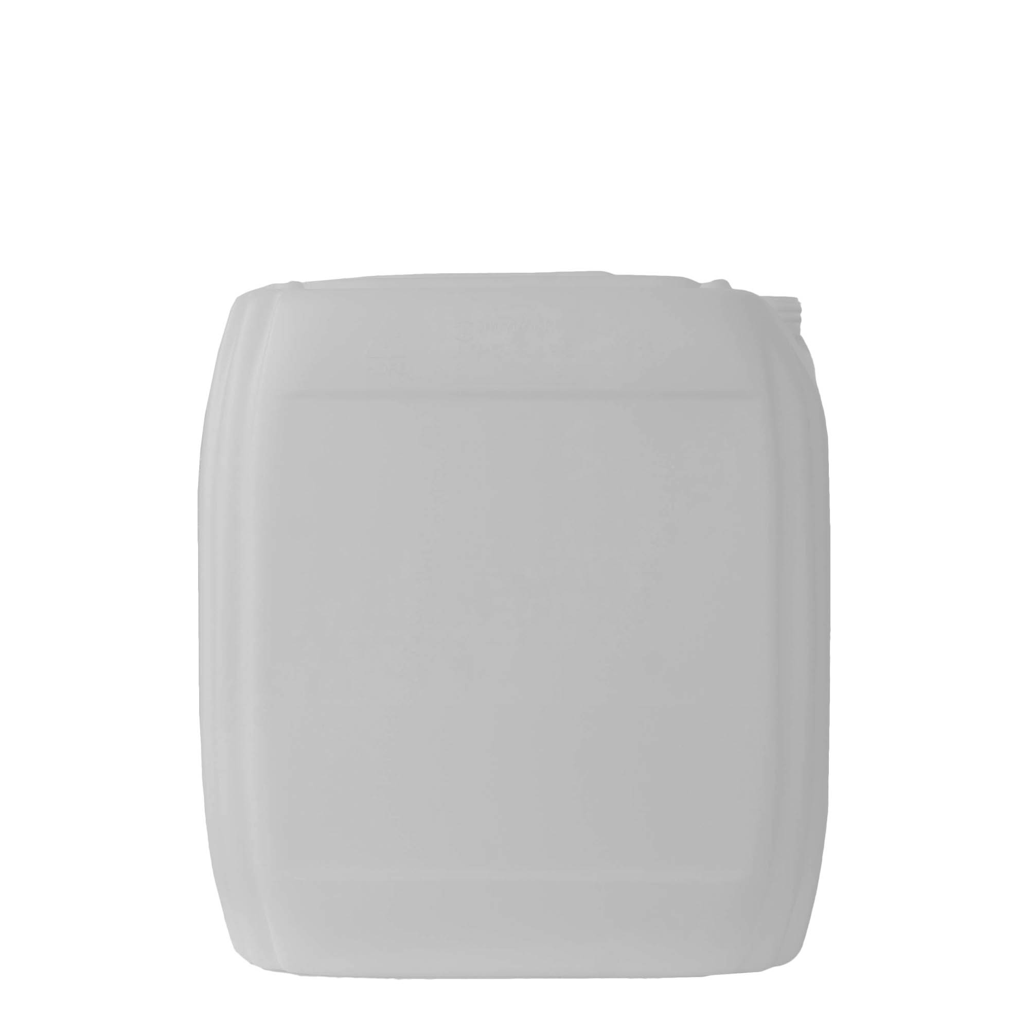 30 l δοχείο, ορθογώνιο, πλαστικό HDPE, φυσικό, στόμιο: ND 60