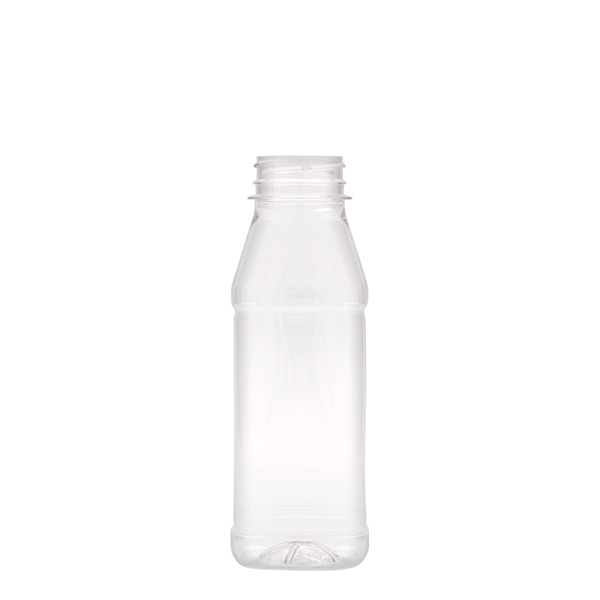 330 ml μπουκάλι PET 'Milk and Juice Carré', τετράγωνο, πλαστικό, στόμιο: 38 mm 330 ml μπουκάλι PET 'Milk and Juice Carré', τετράγωνο, πλαστικό, στόμιο: 38 mm