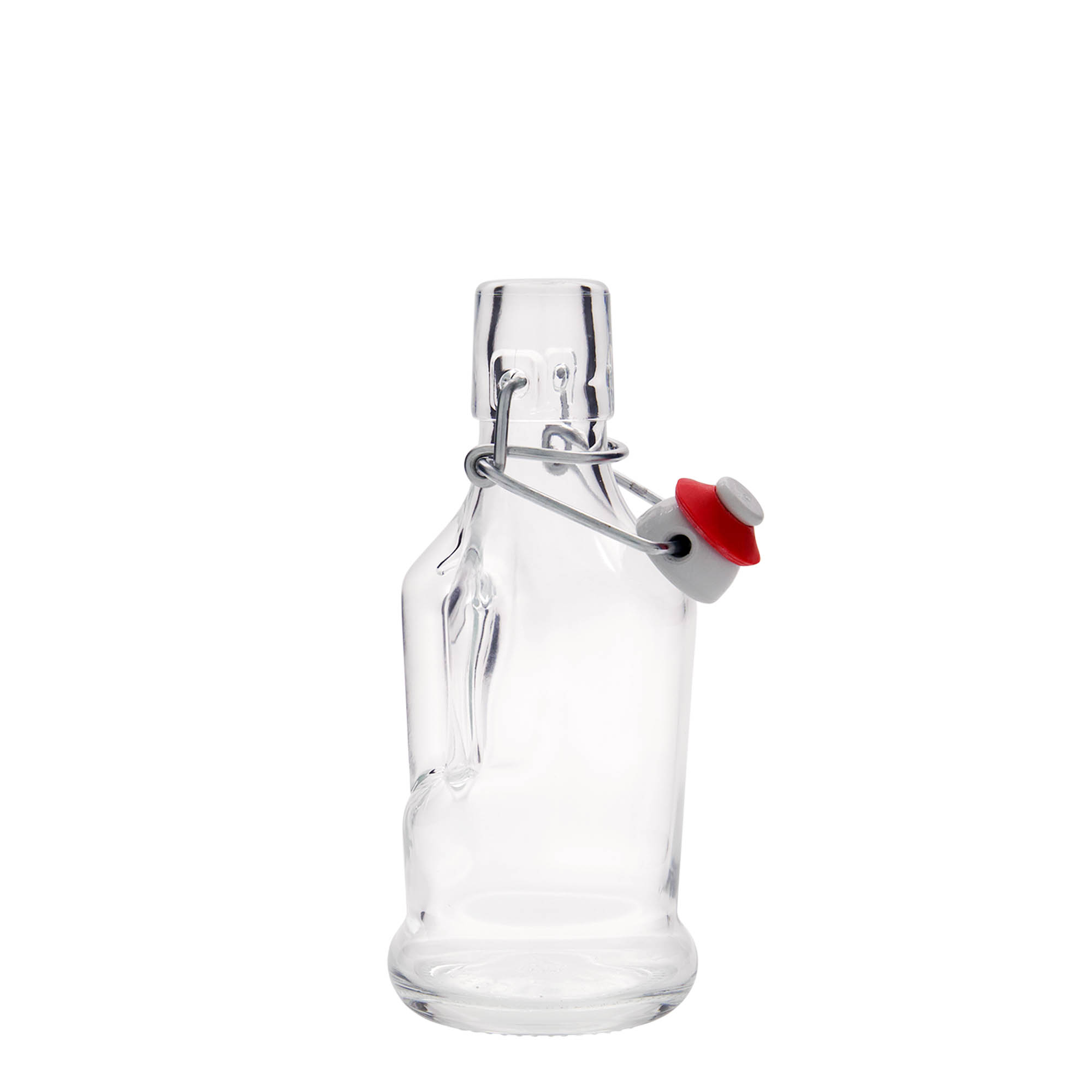 200 ml γυάλινο μπουκάλι 'Classica', στόμιο: κούμπωμα με μπρούτζινο κλιπ