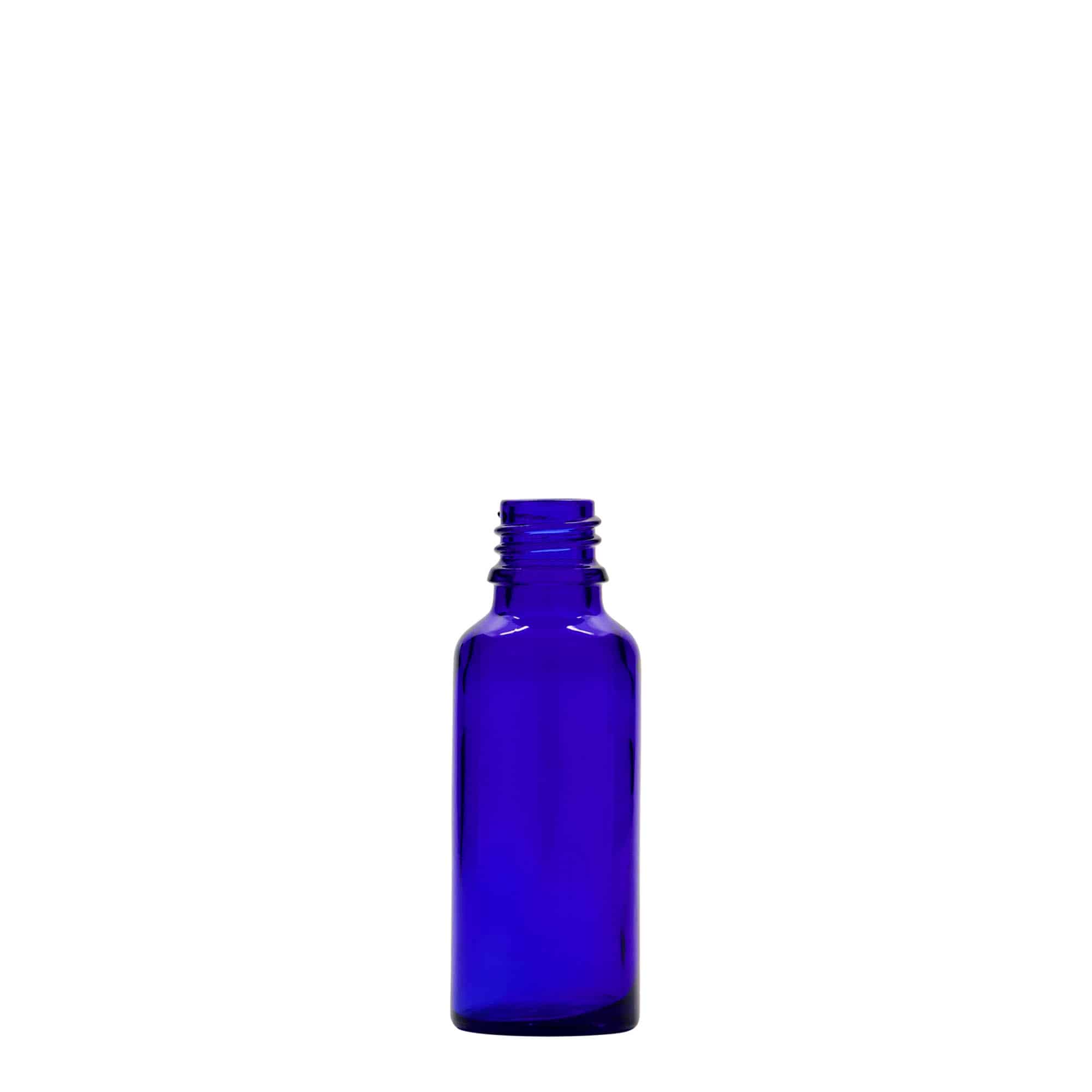 30 ml φιαλίδιο φαρμάκου, γυαλί, βασιλικό μπλε, στόμιο: DIN 18 30 ml φιαλίδιο φαρμάκου, γυαλί, βασιλικό μπλε, στόμιο: DIN 18