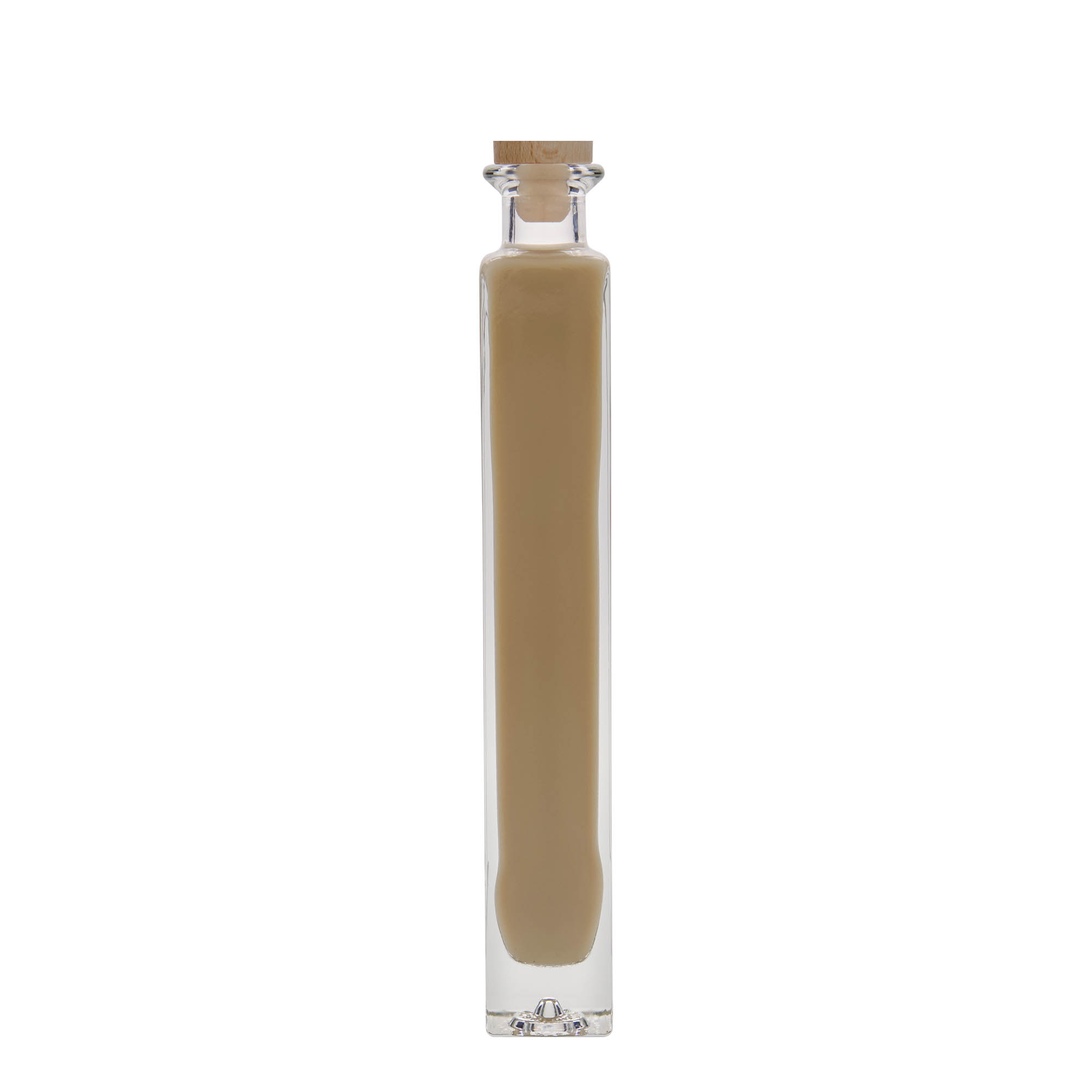 200 ml γυάλινο μπουκάλι 'Tommy', τετράγωνο, στόμιο: φελλός