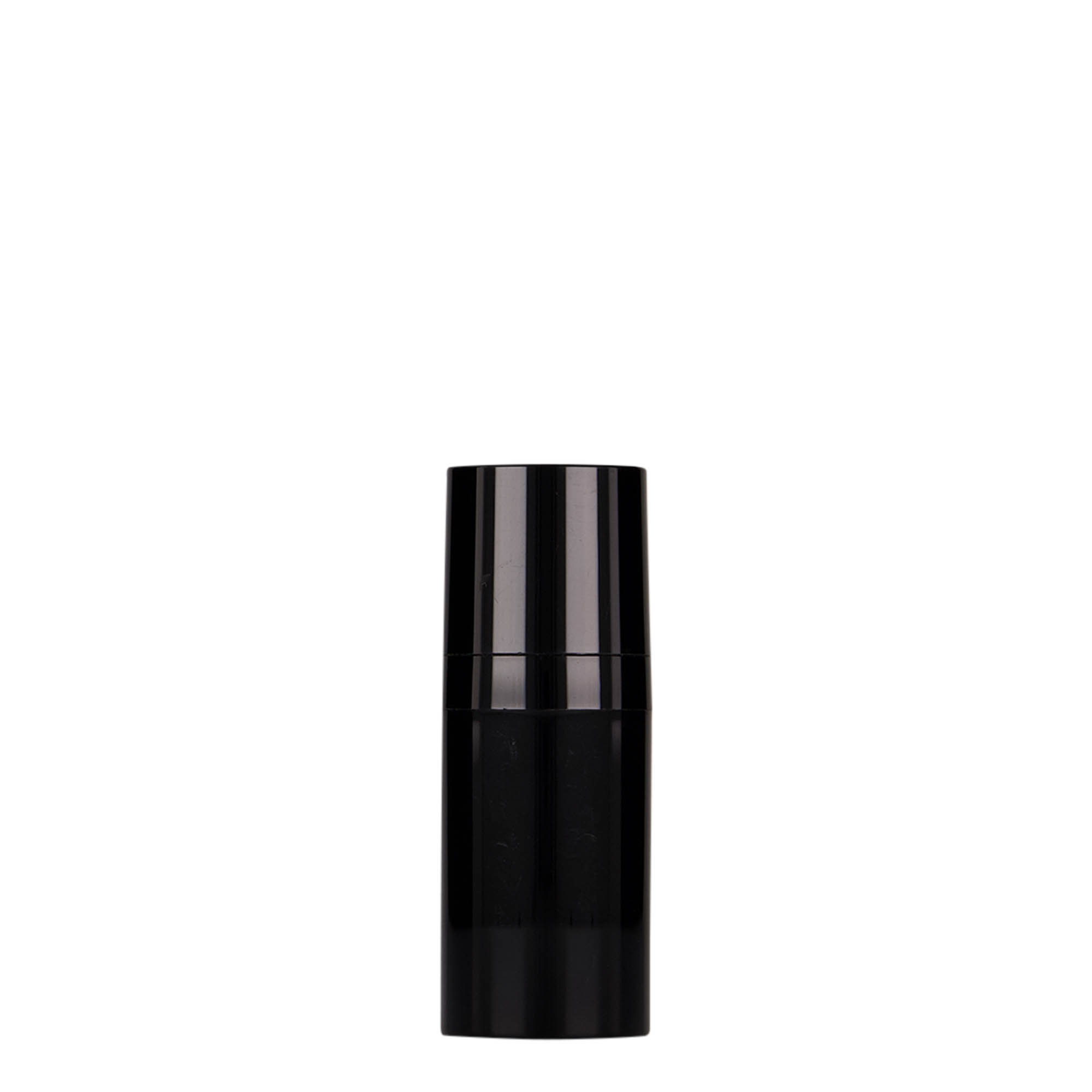 15 ml Airless Dispenser 'Micro', πλαστικό PP, μαύρο