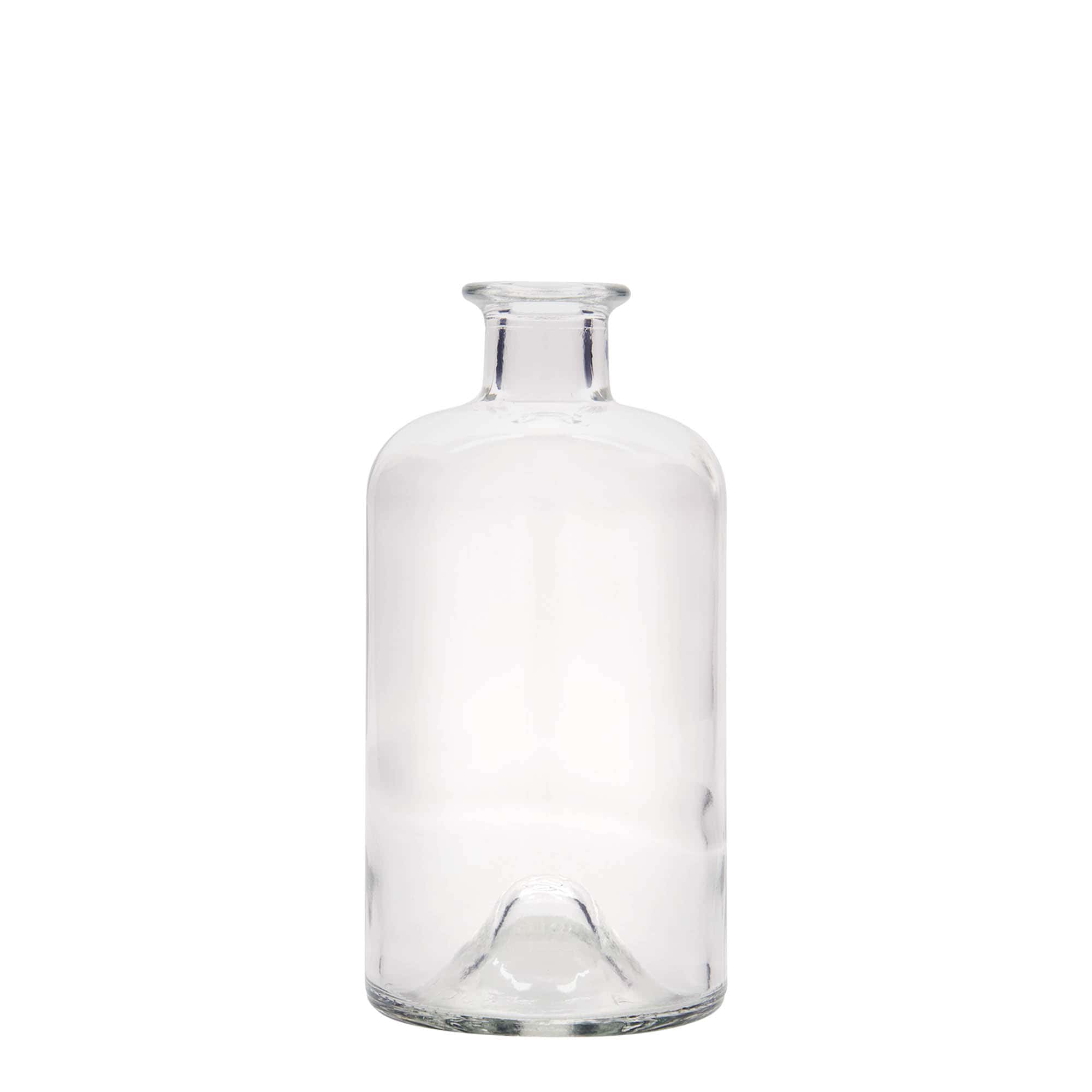 Γυάλινο μπουκάλι φαρμακείου 'Ιατρός' 500 ml, στόμιο: φελλός