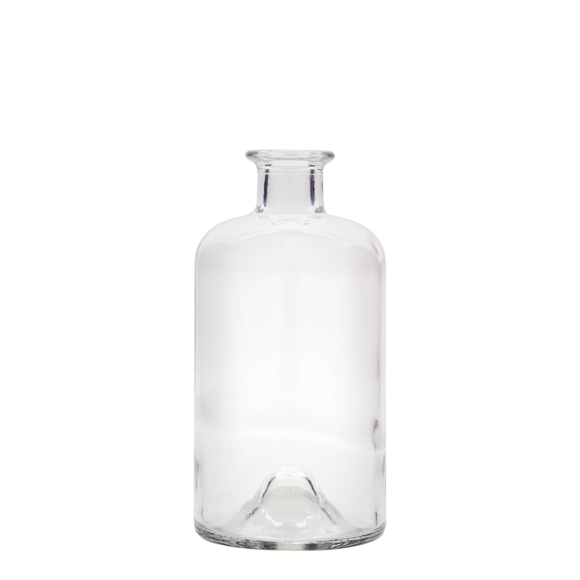 500 ml γυάλινο μπουκάλι φαρμακοποιού 'Γιατρός', στόμιο: φελλός