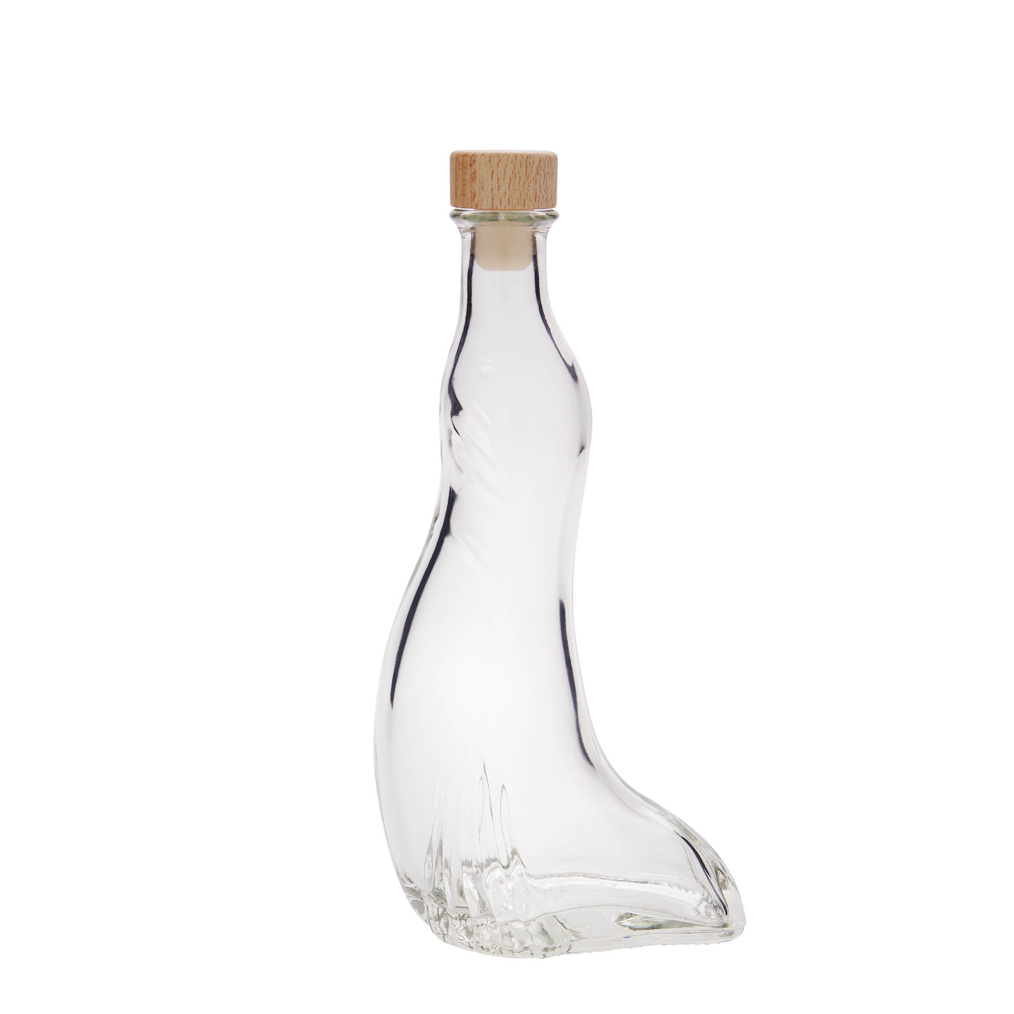 200 ml γυάλινο μπουκάλι 'Φώκια', στόμιο: φελλός