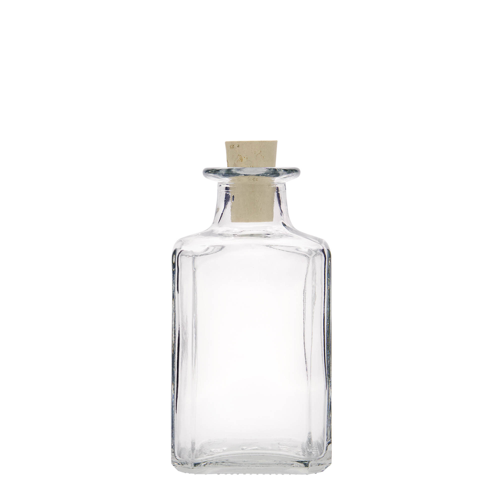 250 ml γυάλινο μπουκάλι 'Torben', τετράγωνο, στόμιο: φελλός