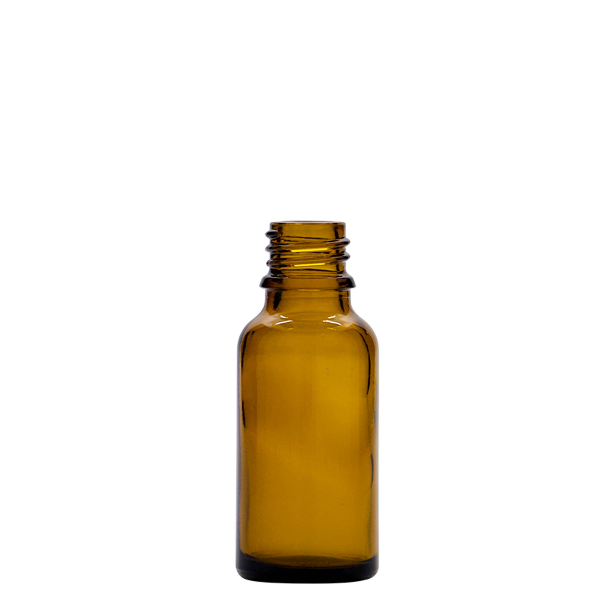 20 ml φιαλίδιο με πιπέτα, ιατρικό, γυάλινο, καφέ, στόμιο: DIN 18