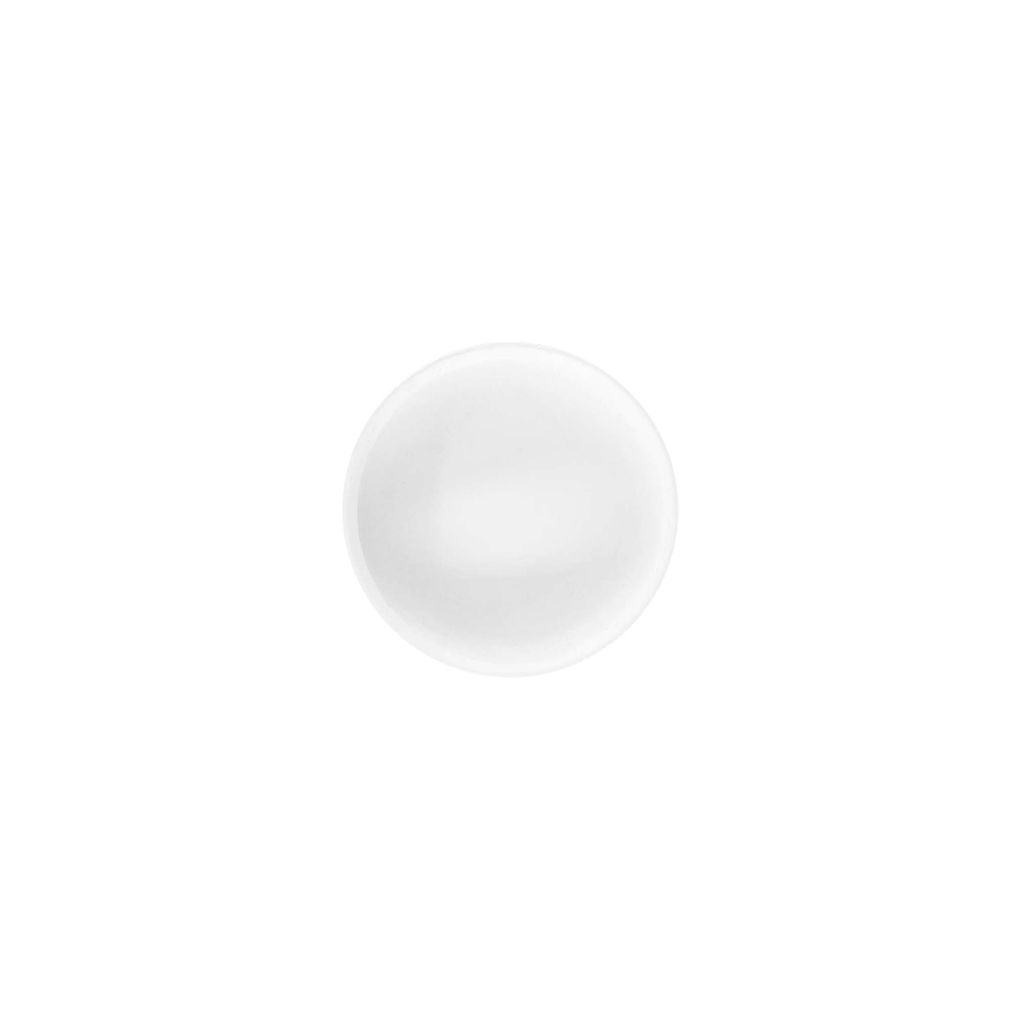 Βιδωτό καπάκι 'White Line' 6ml, πλαστικό PP, λευκό