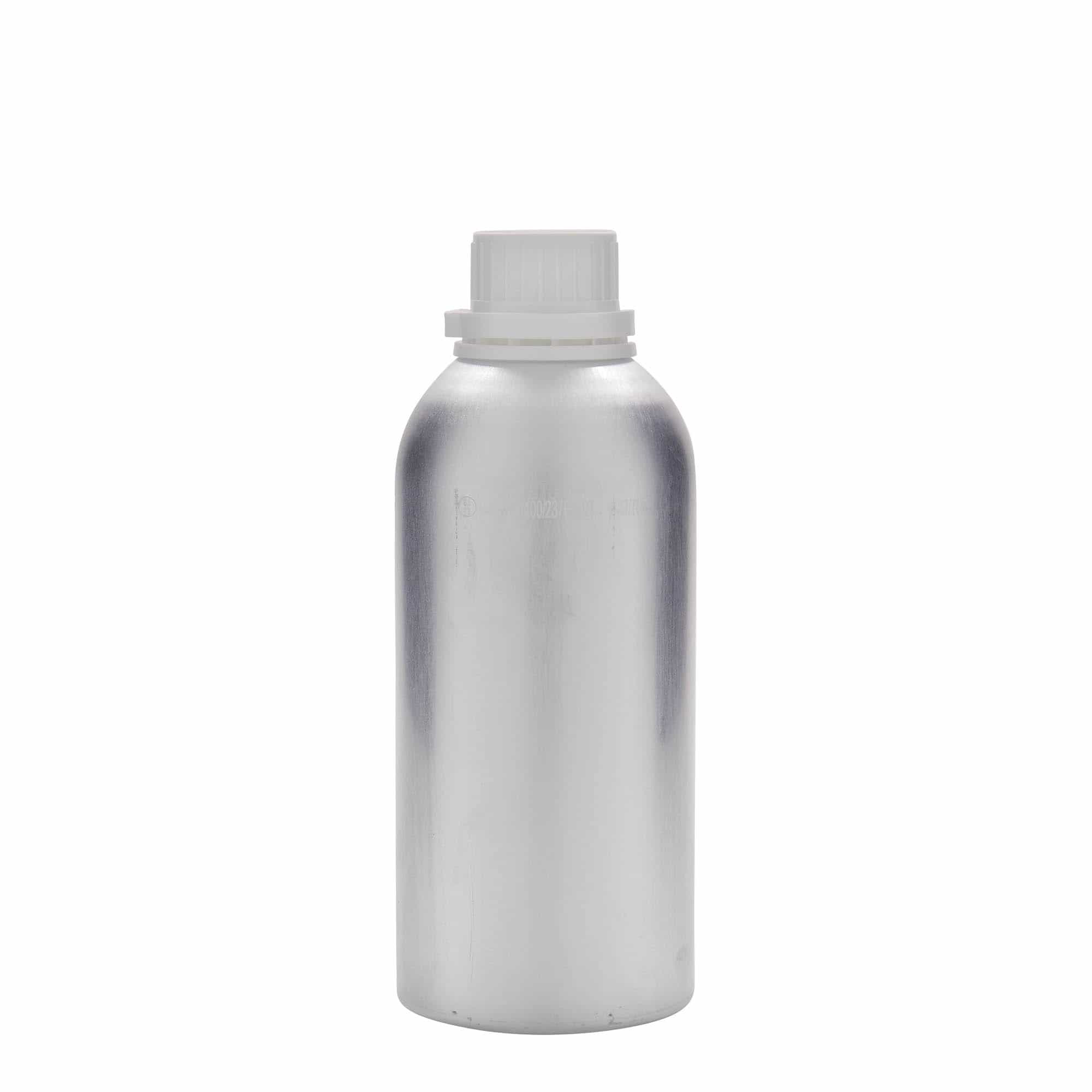 625 ml αλουμινένιο μπουκάλι, μέταλλο, ασημί, στόμιο: DIN 32