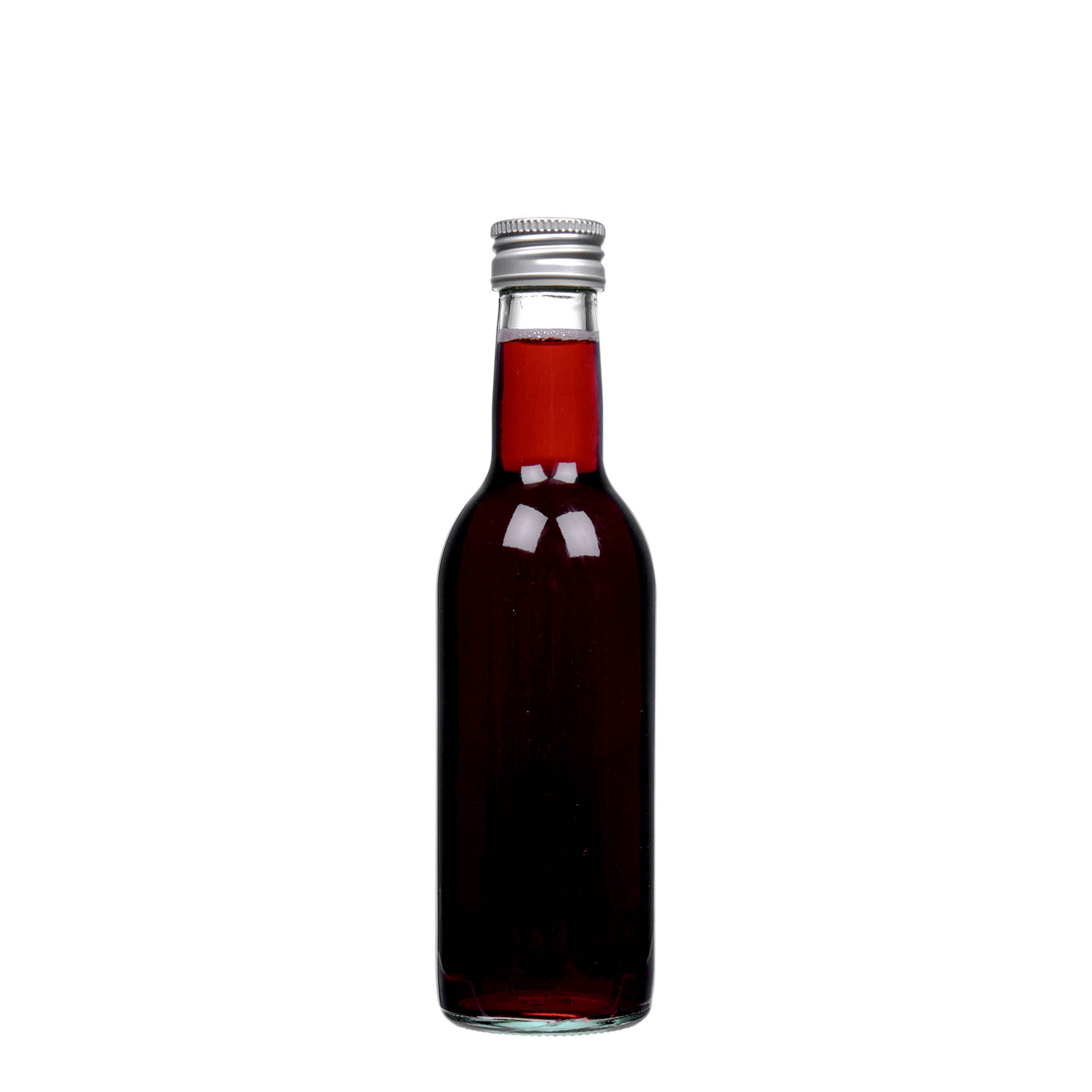 250 ml γυάλινο μπουκάλι 'Bordeaux', στόμιο: PP 28 250 ml γυάλινο μπουκάλι 'Bordeaux', στόμιο: PP 28