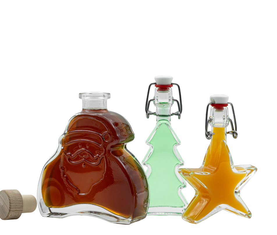 Χριστουγεννιάτικα μπουκάλια Χριστουγεννιάτικα μπουκάλια