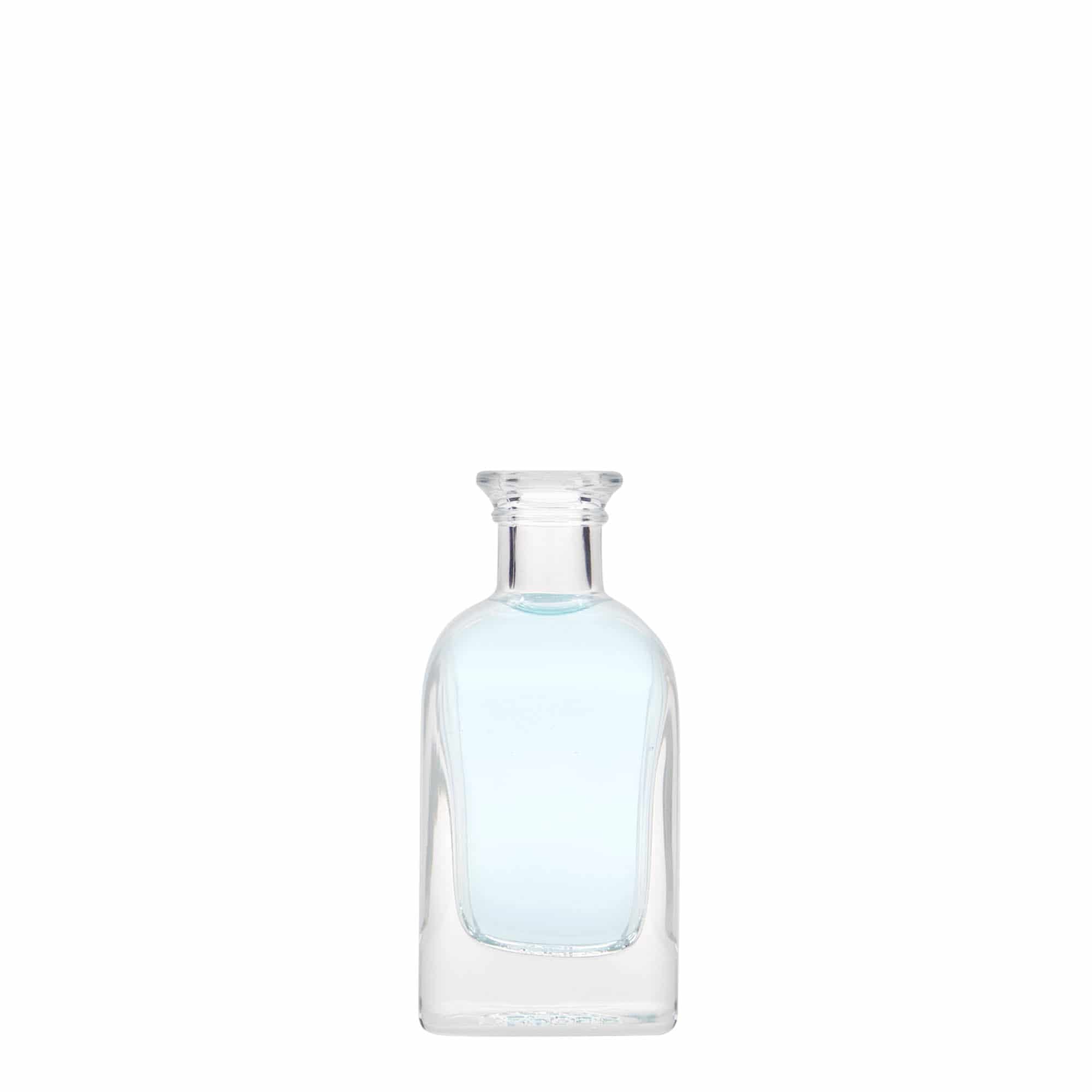 40 ml γυάλινο μπουκάλι Apotheker Carré, τετράγωνο, στόμιο: φελλός