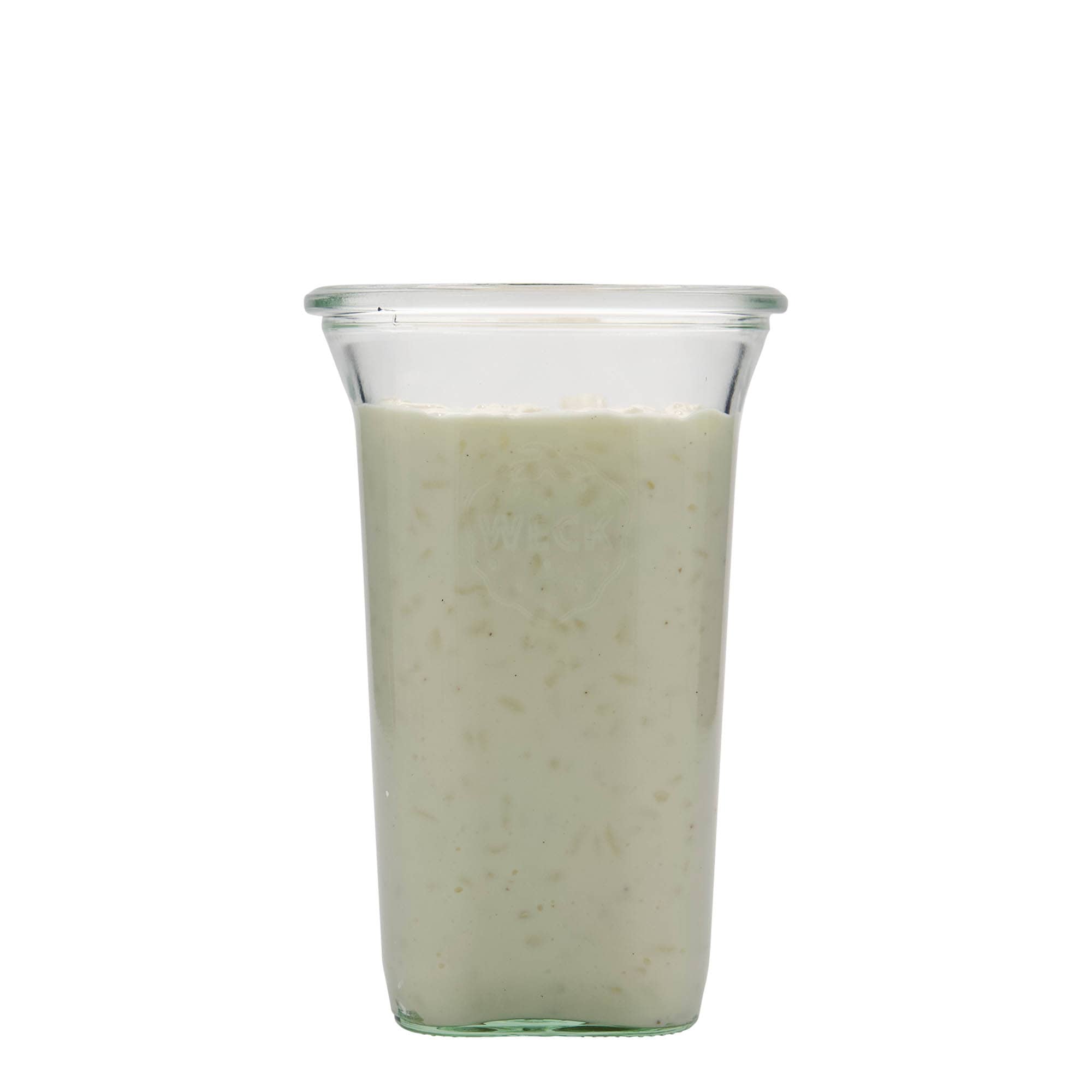 795 ml WECK-Quadroglas, τετράγωνο, στόμιο: στρογγυλή άκρη 795 ml WECK-Quadroglas, τετράγωνο, στόμιο: στρογγυλή άκρη