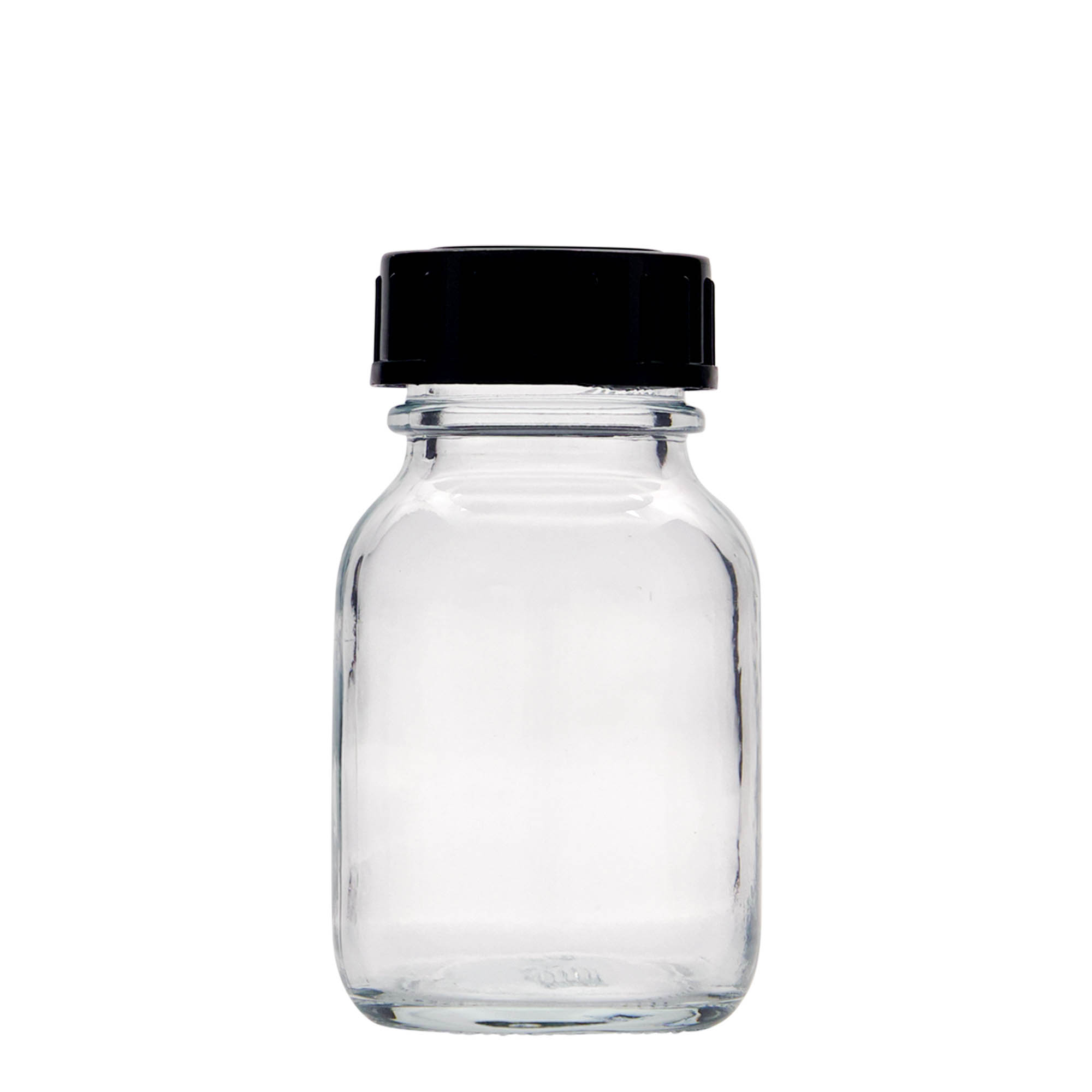 50 ml γυάλινο δοχείο με φαρδύ λαιμό, στόμιο: DIN 32