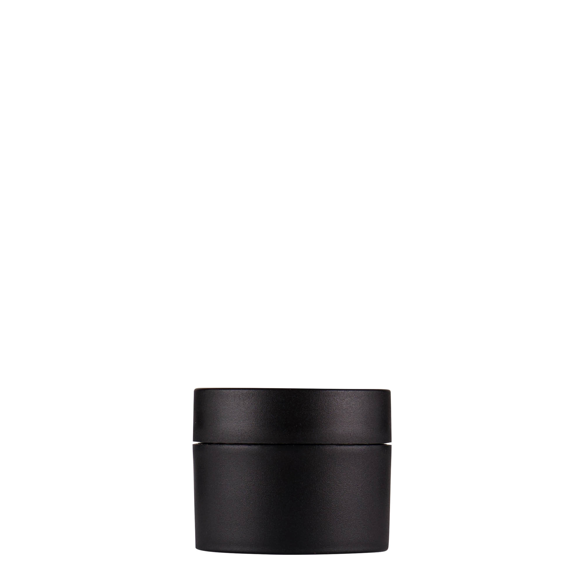 15 ml πλαστικό δοχείο 'Antonella', PP, μαύρο, στόμιο: βιδωτό καπάκι