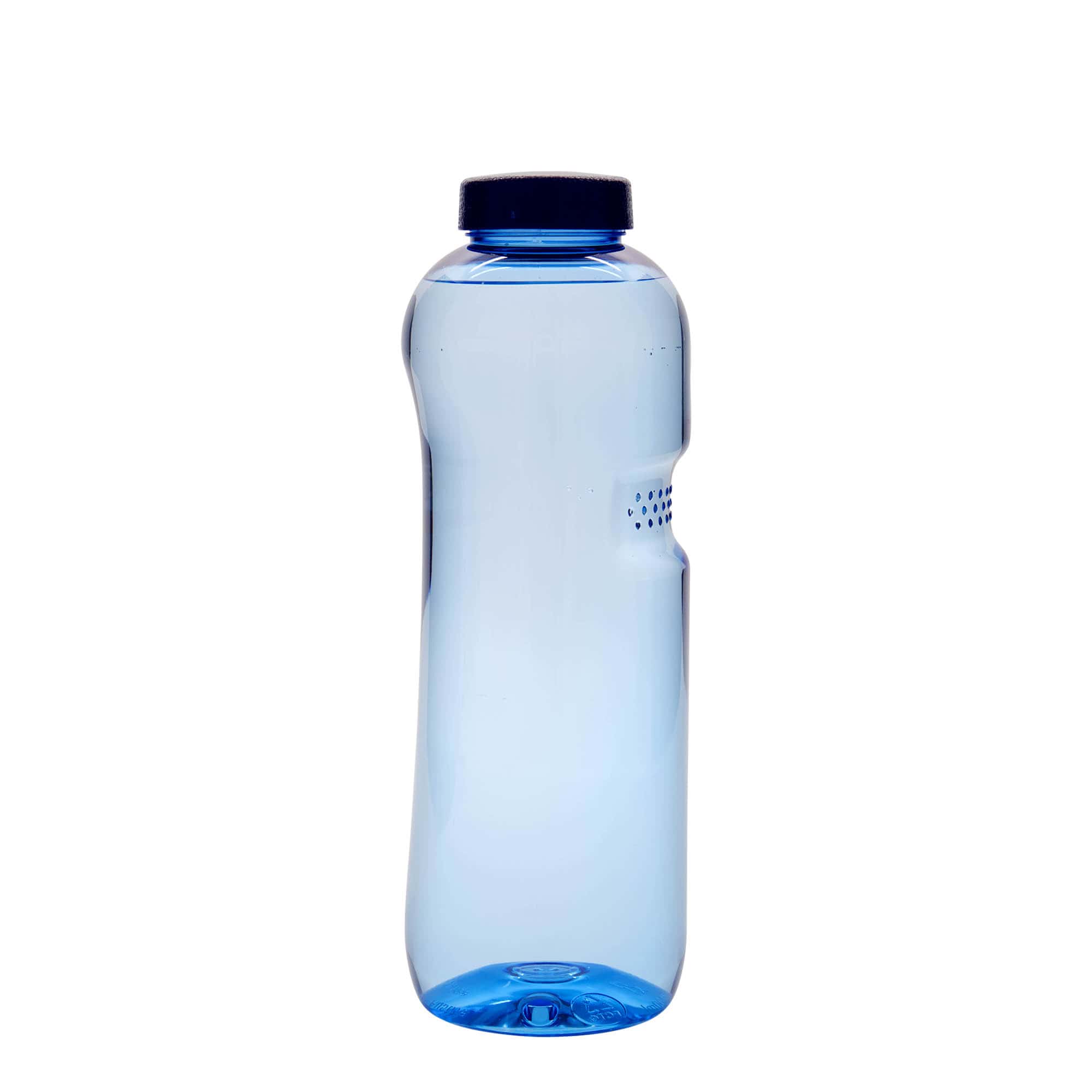 1.000 ml πλαστικό μπουκάλι νερού PET 'Kavodrink', πλαστικό, μπλε