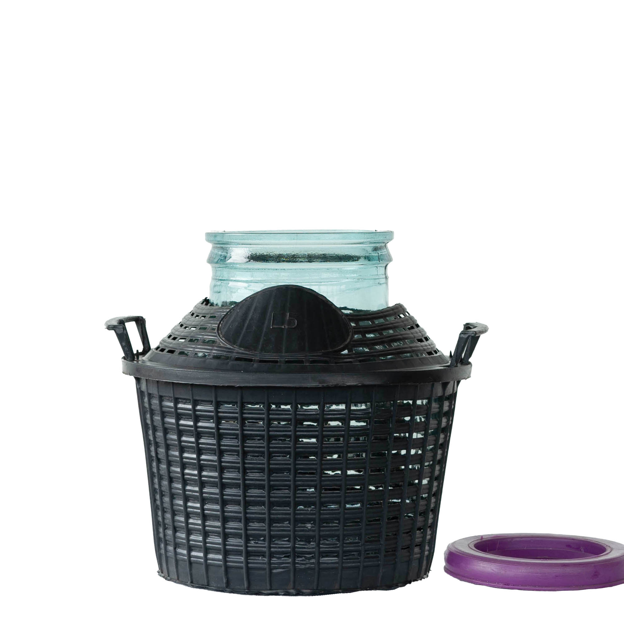 5 l φιάλη μπαλονιού με φαρδύ λαιμό, γυάλινη, στόμιο: καπάκι τύπου Stülpdeckel 5 l φιάλη μπαλονιού με φαρδύ λαιμό, γυάλινη, στόμιο: καπάκι τύπου Stülpdeckel