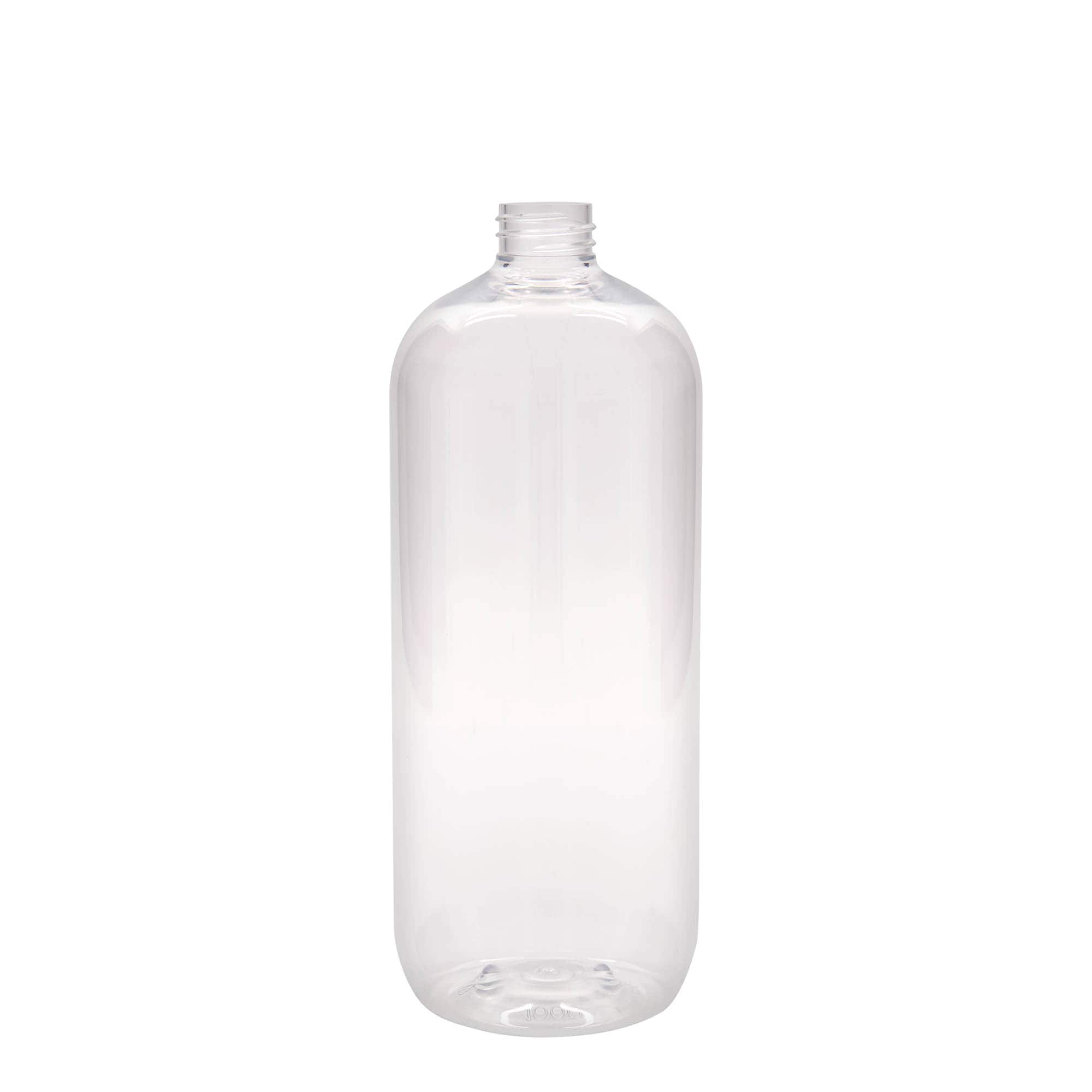 1.000 ml PET-φιάλη 'Boston', πλαστικό, στόμιο: 28/410