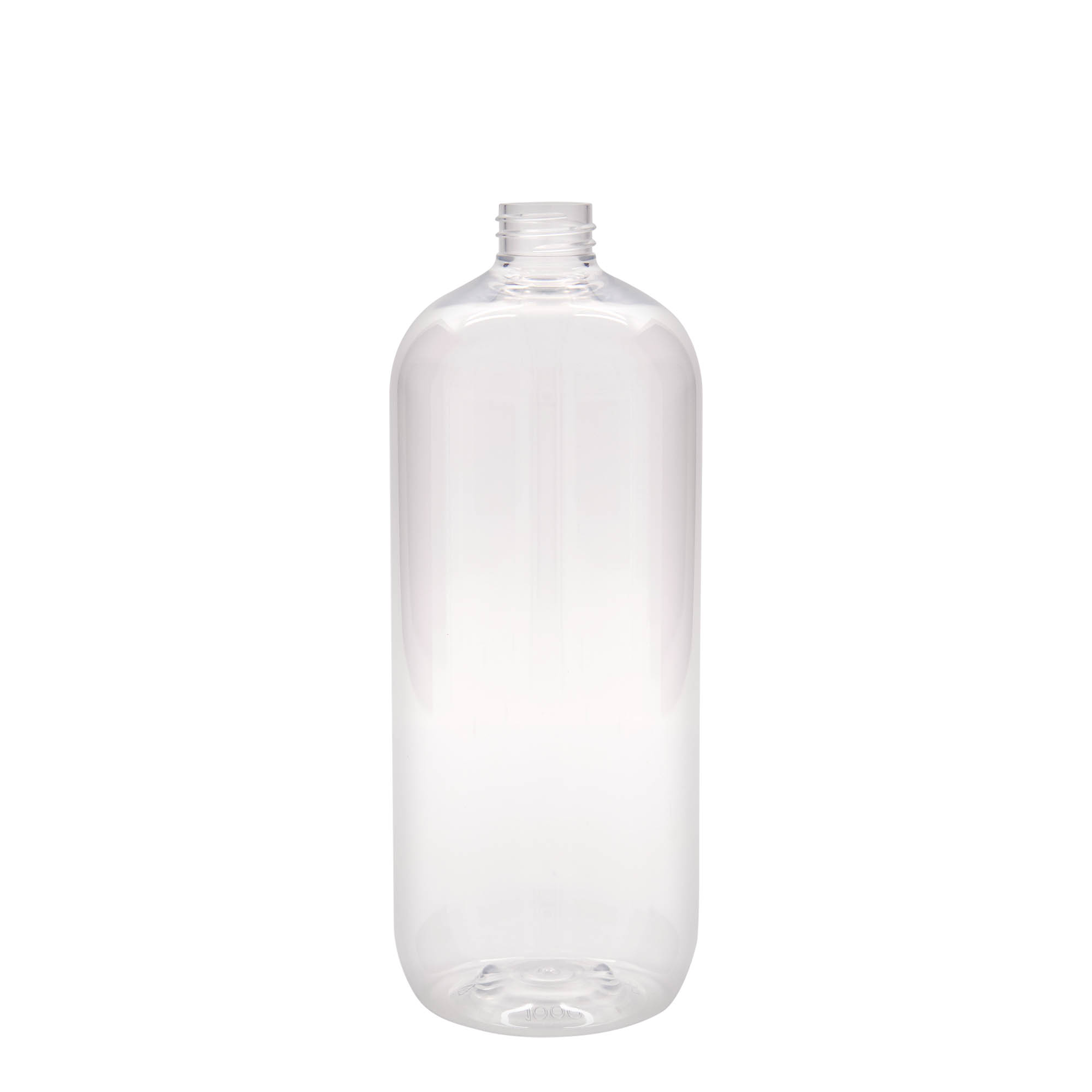 1.000 ml PET-φιάλη 'Boston', πλαστικό, στόμιο: 28/410