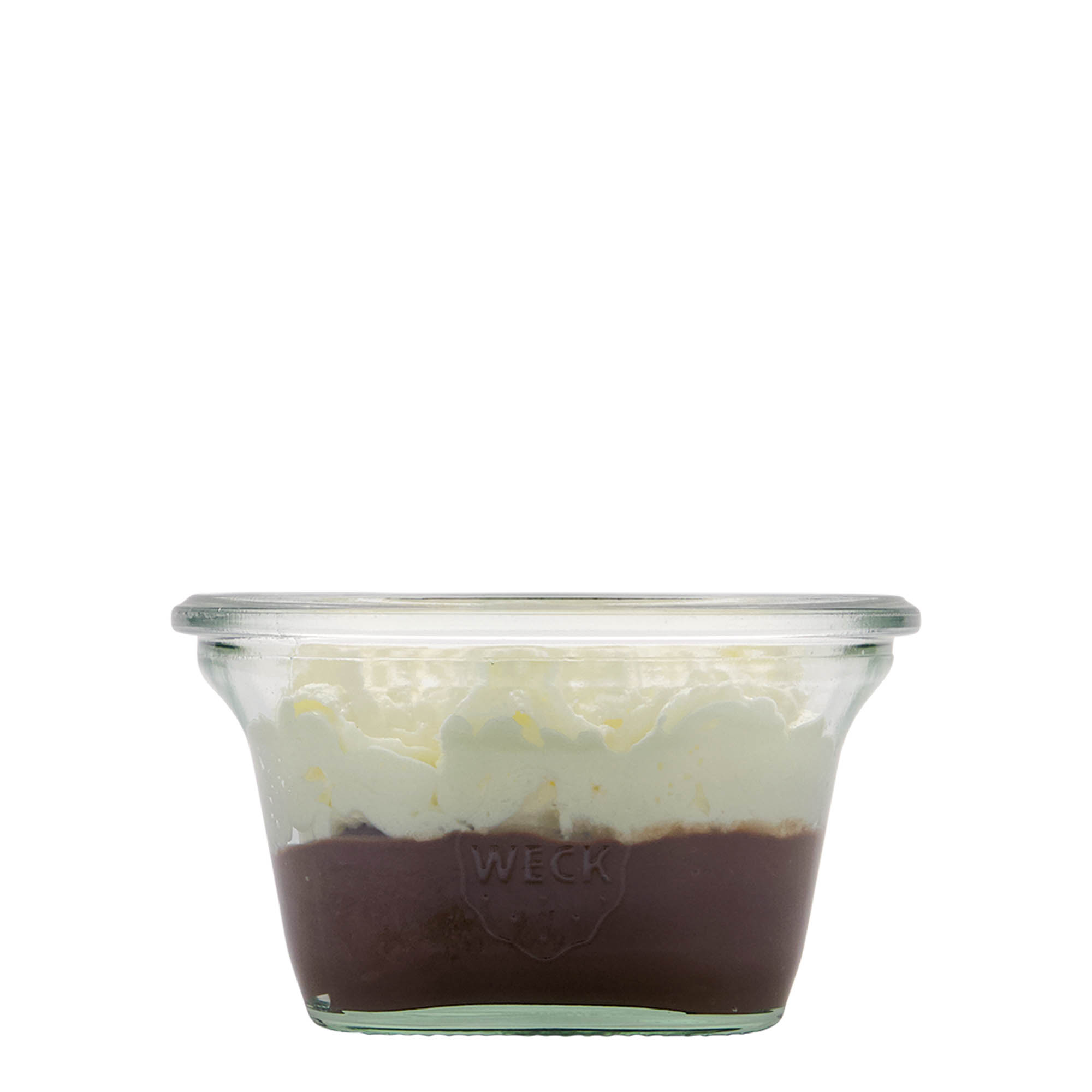 290 ml WECK-Quadroglas, τετράγωνο, στόμιο: στρογγυλή άκρη 290 ml WECK-Quadroglas, τετράγωνο, στόμιο: στρογγυλή άκρη