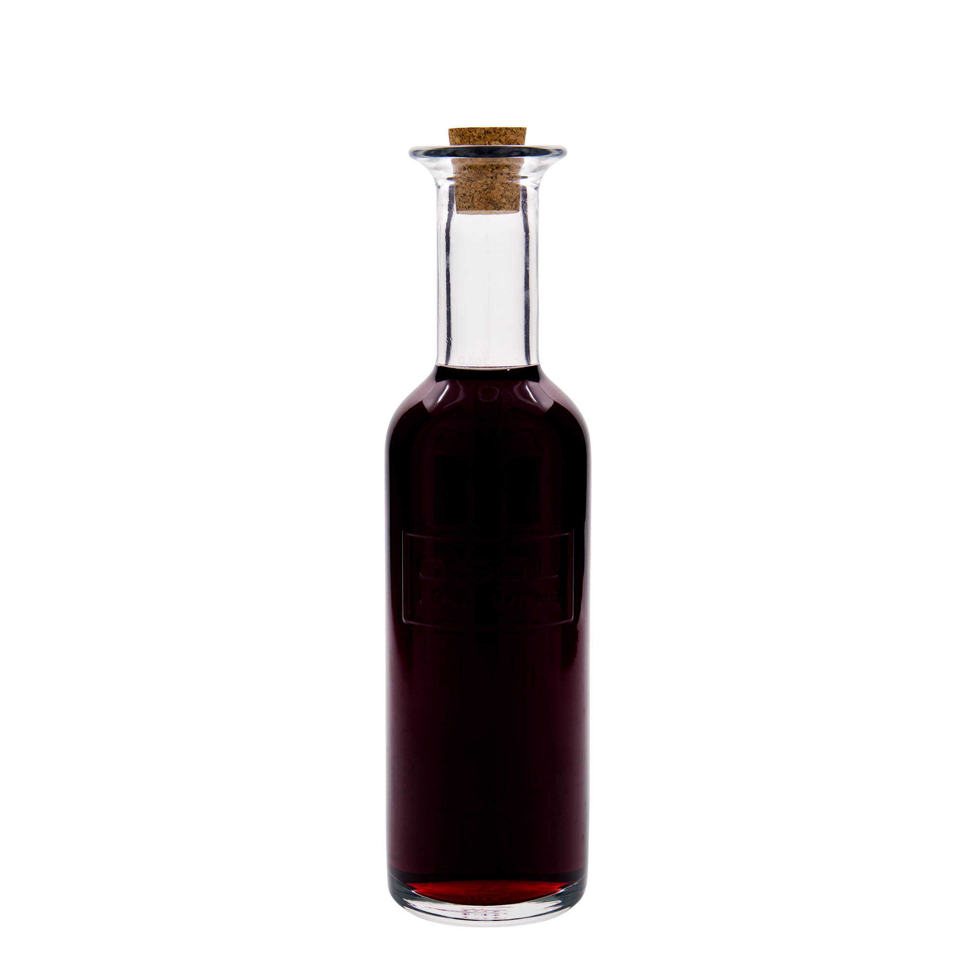 500 ml γυάλινο μπουκάλι 'Optima Fine Wine', στόμιο: φελλός