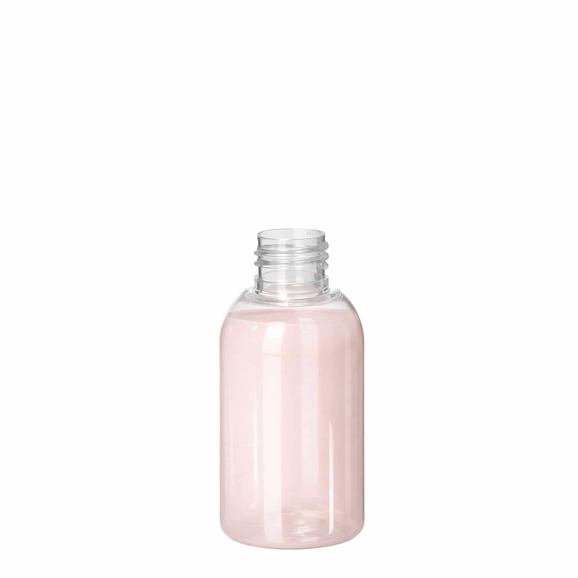 100 ml πλαστικό μπουκάλι PET 'Boston', πλαστικό, στόμιο: 24/410