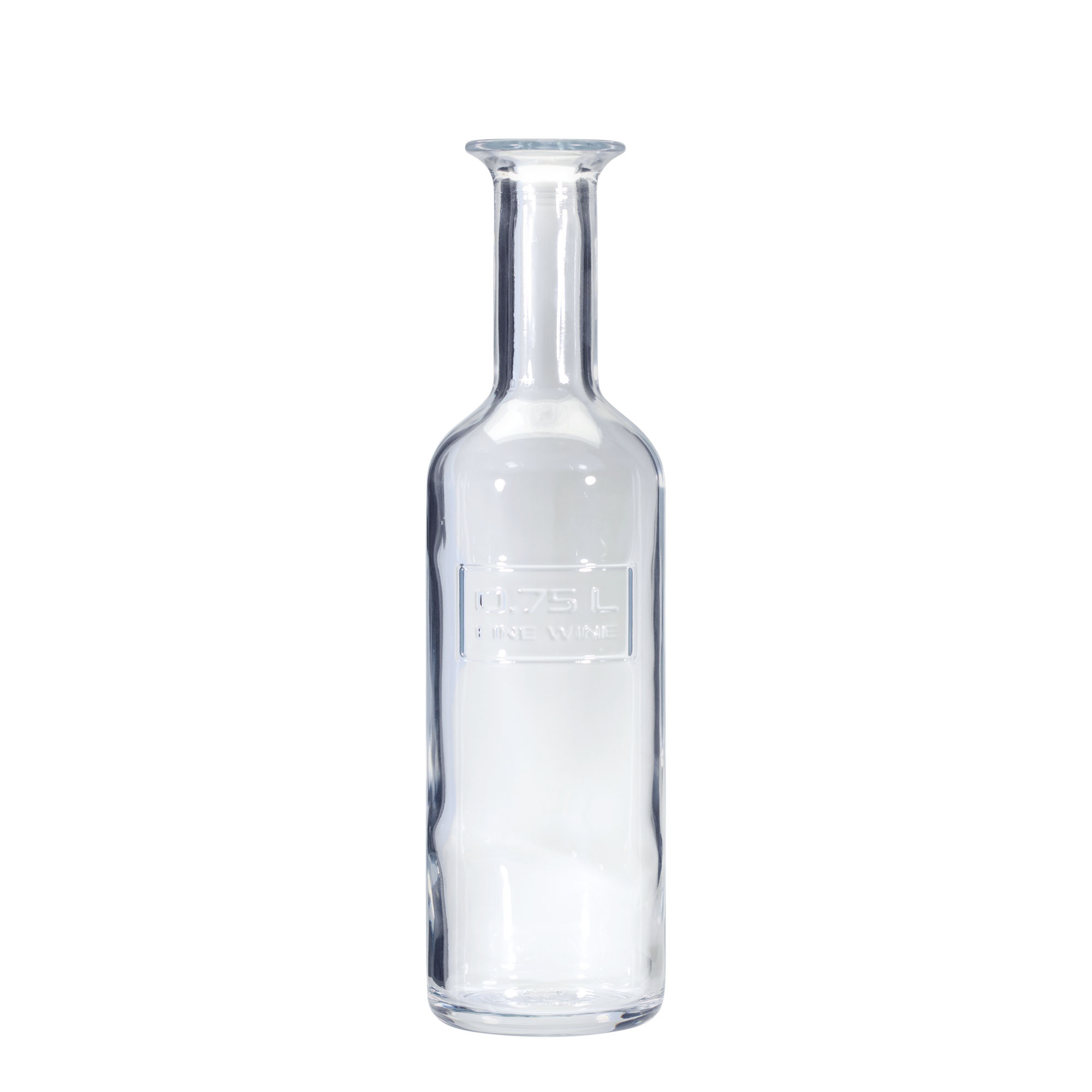 750 ml γυάλινο μπουκάλι 'Optima Fine Wine', στόμιο: φελλός