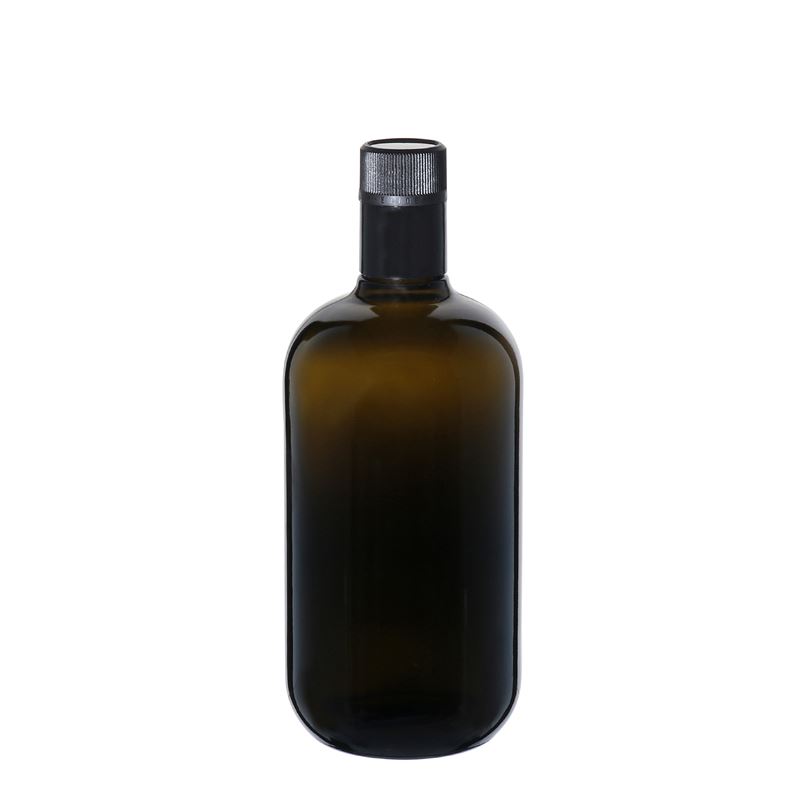 750 ml μπουκάλι ξυδιού/ελαιολάδου 'Biolio', γυαλί, αρχαίο πράσινο, στόμιο: DOP