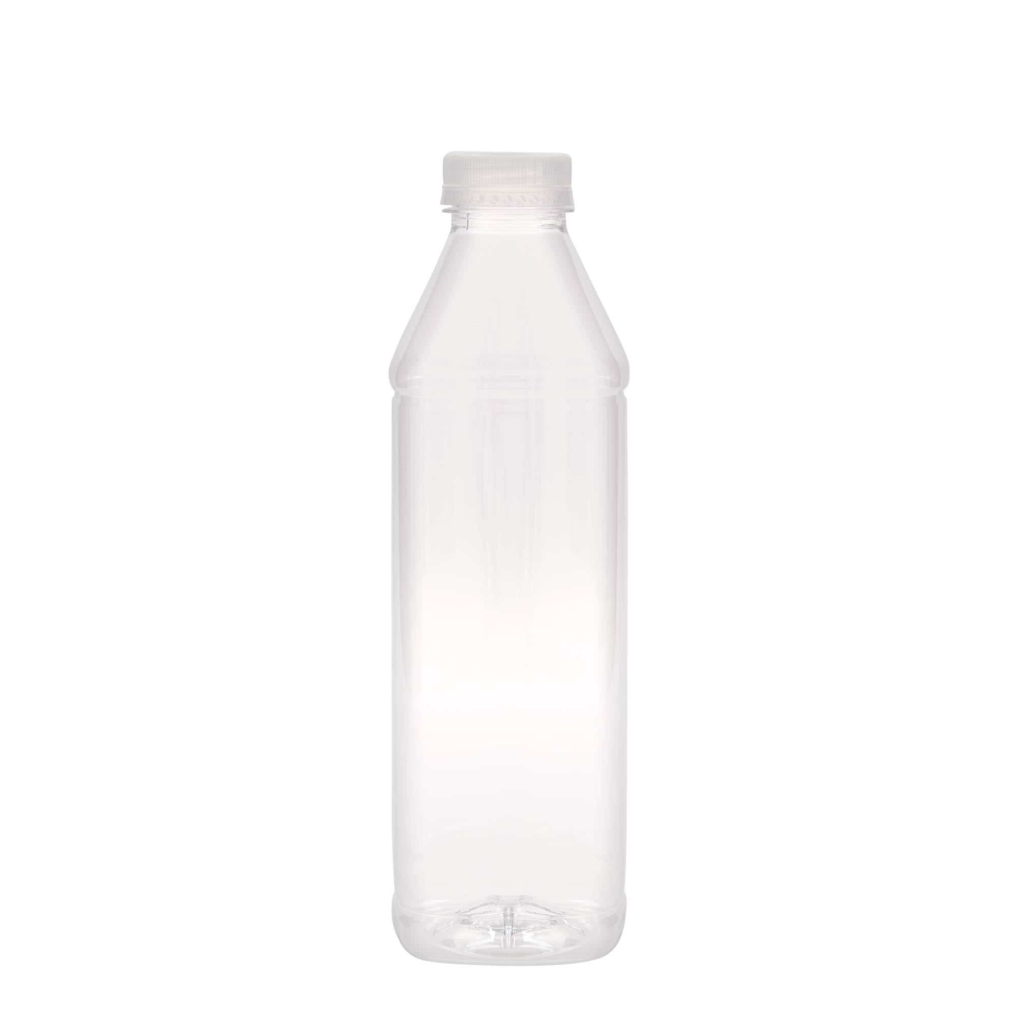 1.000 ml PET-φιάλη 'Milk and Juice Carré', τετράγωνη, πλαστικό, στόμιο: 38 mm