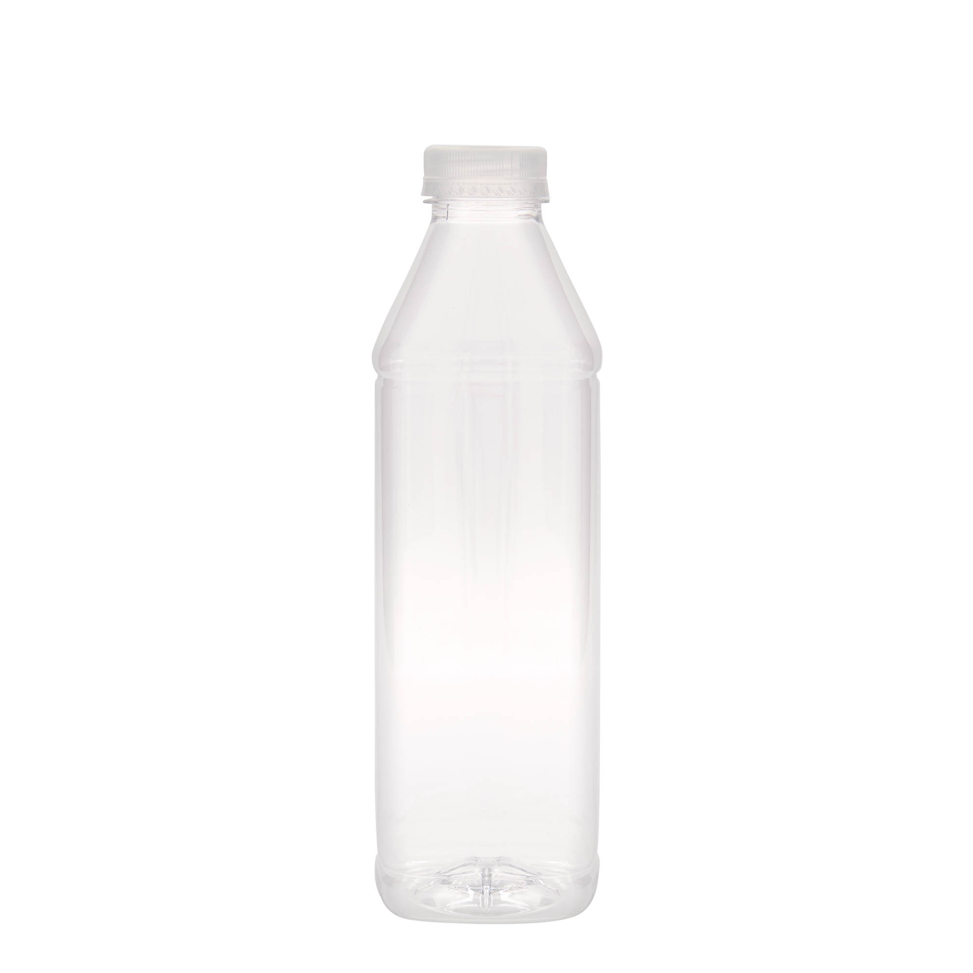 1.000 ml PET-φιάλη 'Milk and Juice Carré', τετράγωνη, πλαστικό, στόμιο: 38 mm