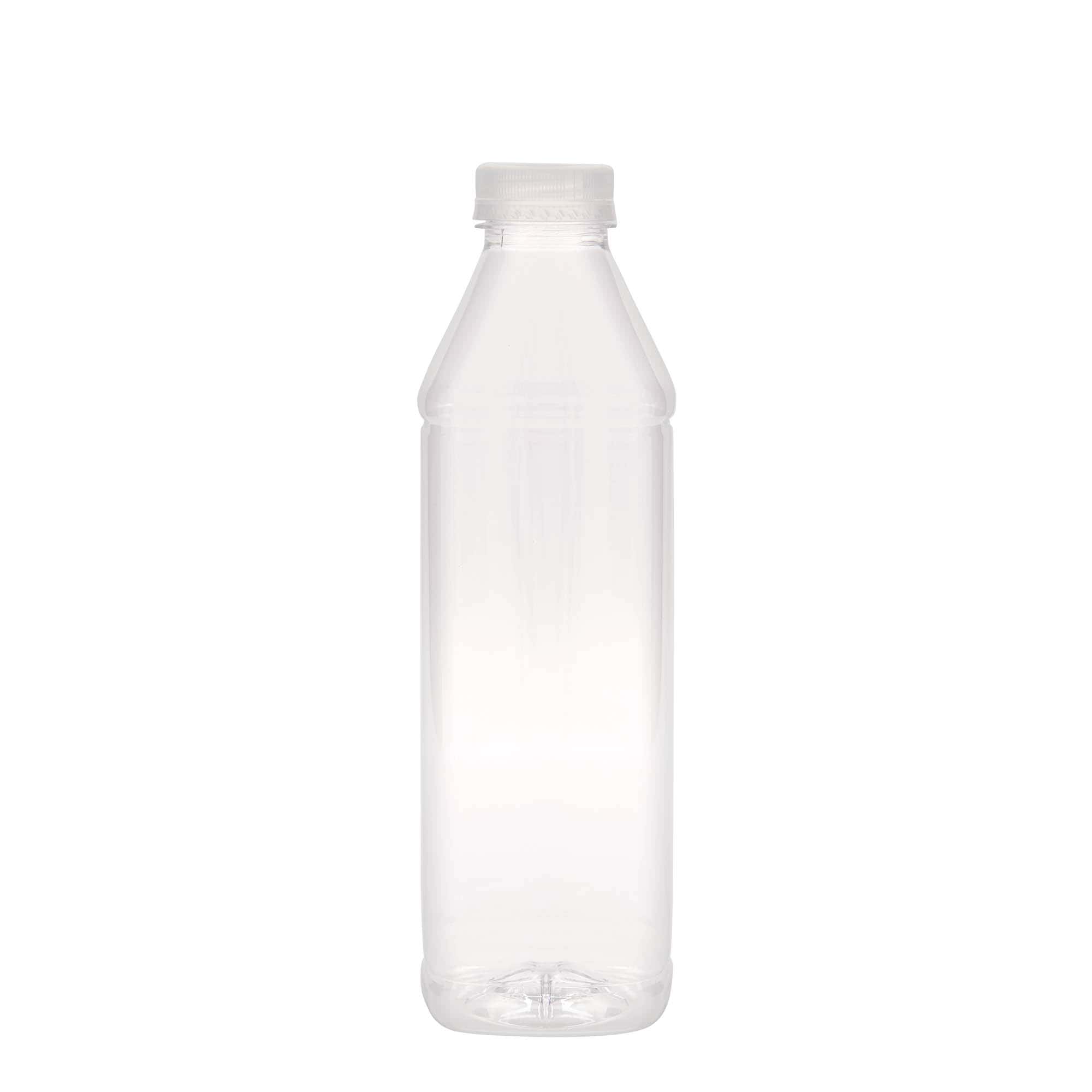 1.000 ml PET-φιάλη 'Milk and Juice Carré', τετράγωνη, πλαστικό, στόμιο: 38 mm