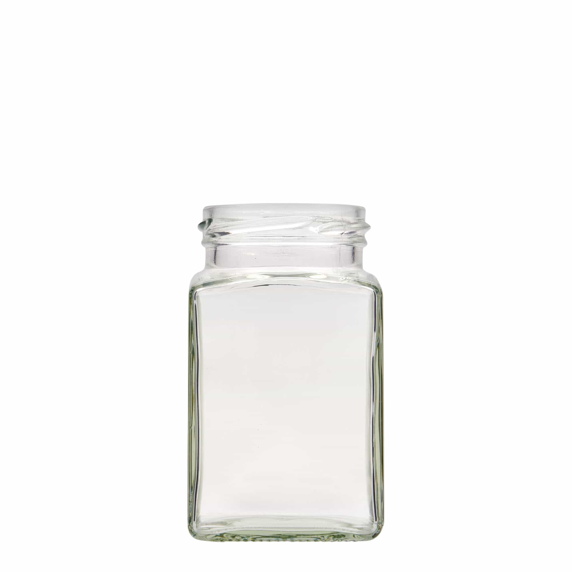 260 ml τετράγωνο γυάλινο βάζο, στόμιο: Twist-Off (TO 58)