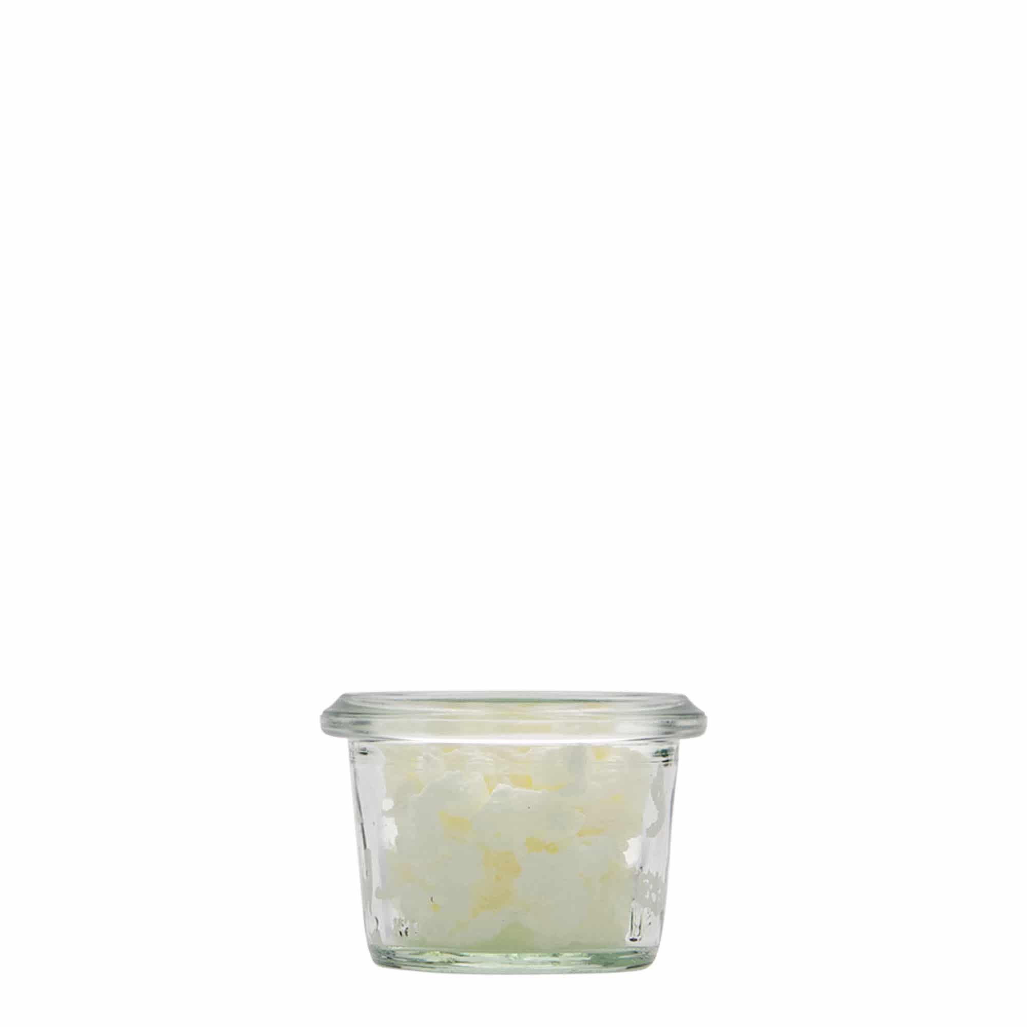 35 ml βάζο WECK με καπάκι, στόμιο: στρογγυλή άκρη